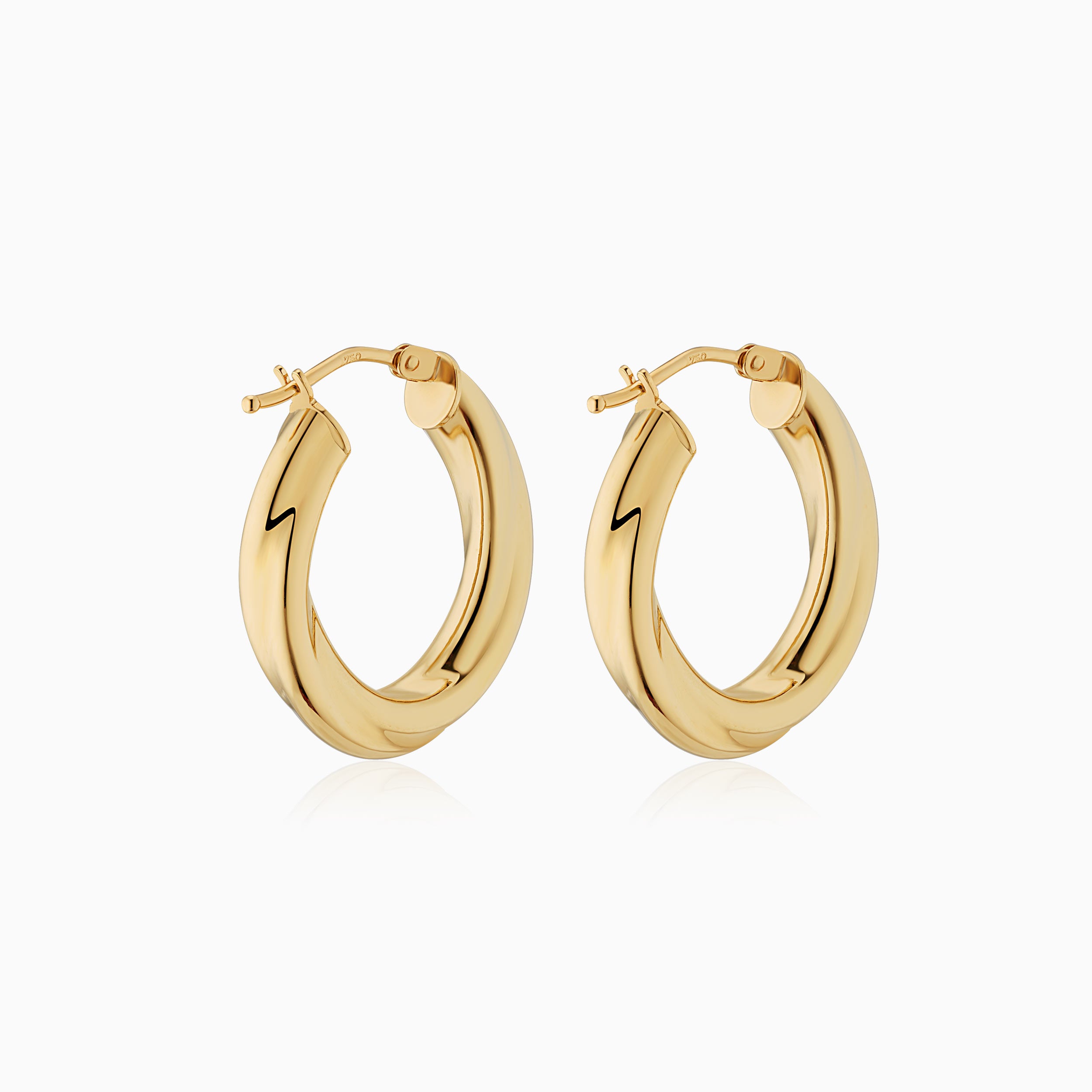 Goddess Small Oval Hoops