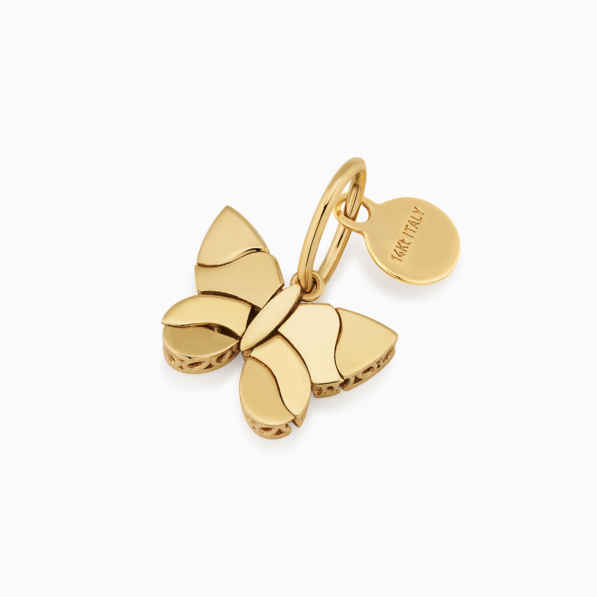 Mosaic Butterfly Pendant Charm