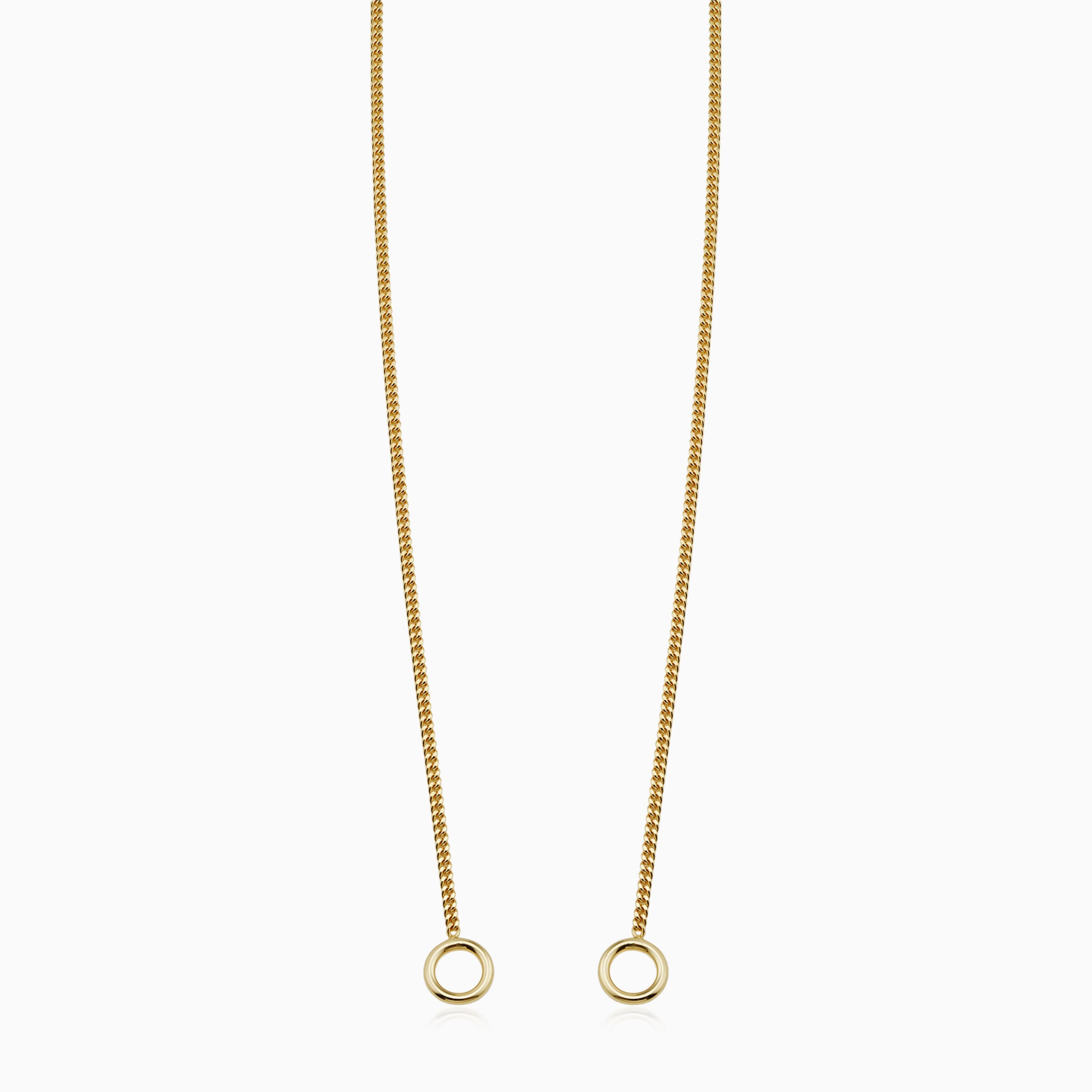 Estate Cuban Split Necklace