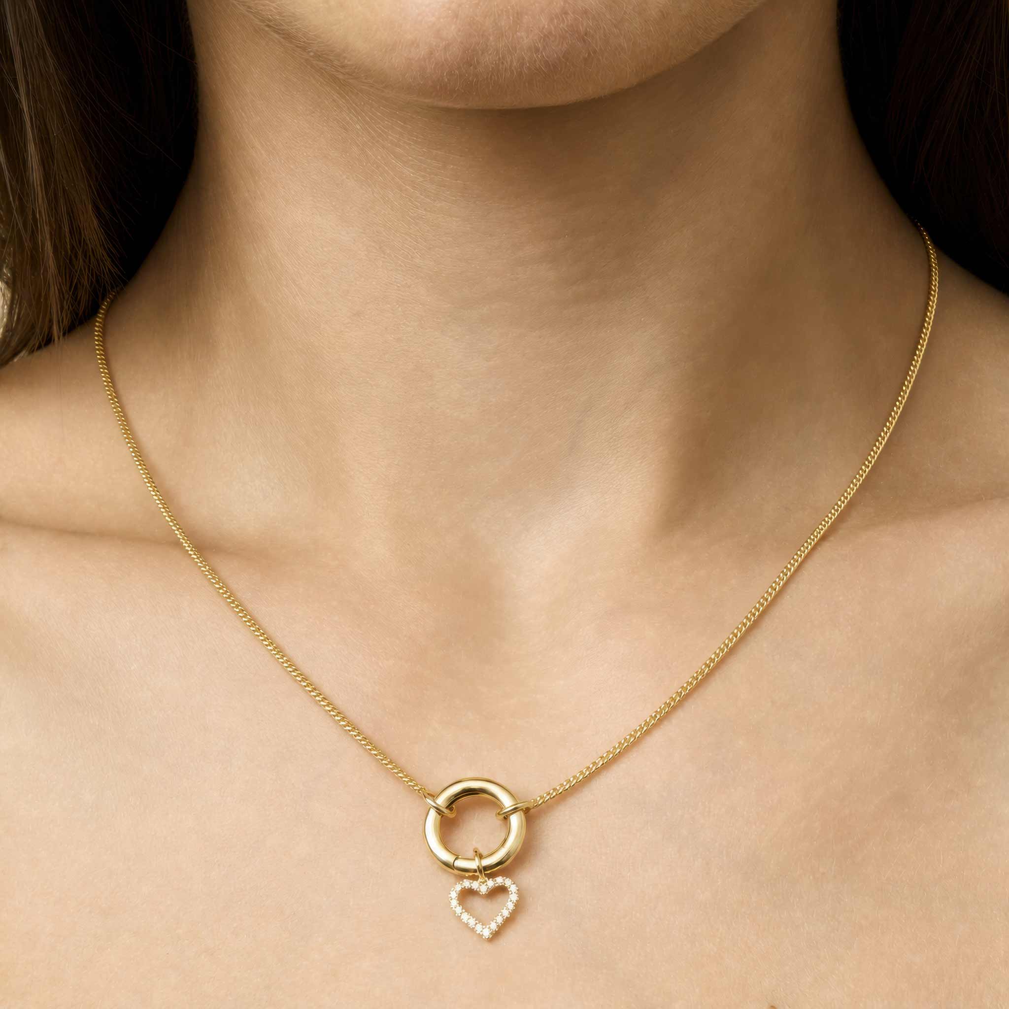 Estate Cuban Split Necklace - View 2