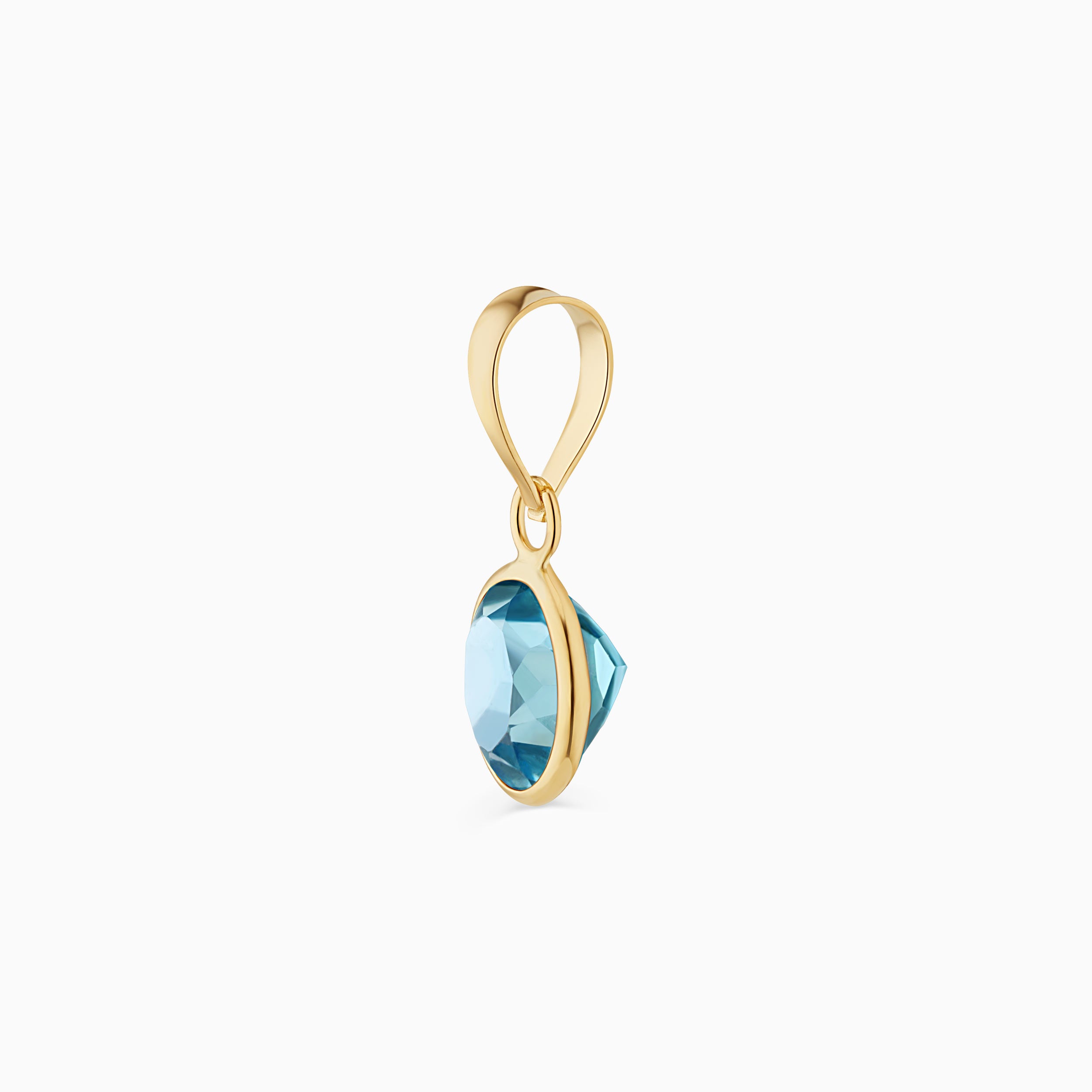 #color_Yellow Gold, Blue Topaz