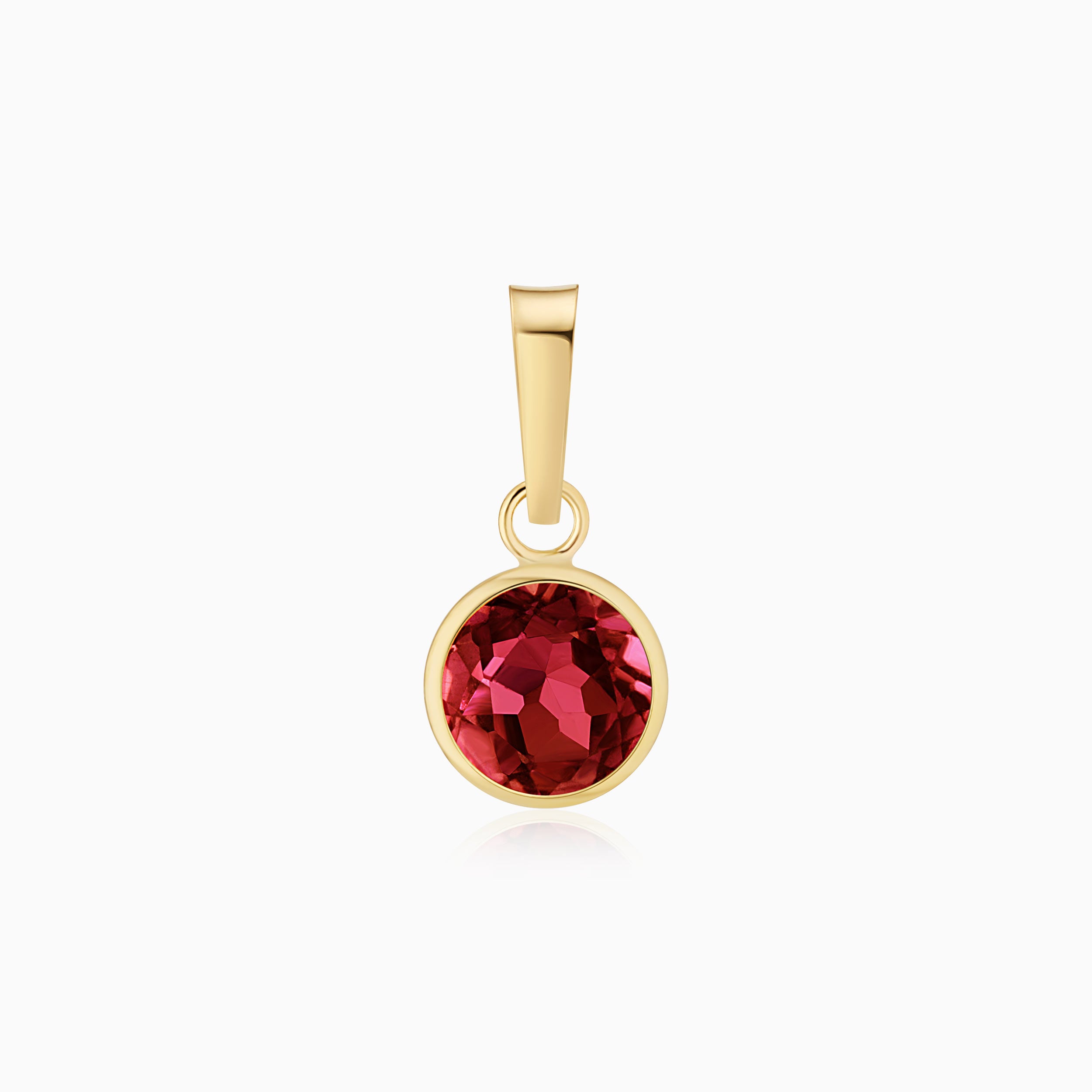 #color_Yellow Gold, Garnet