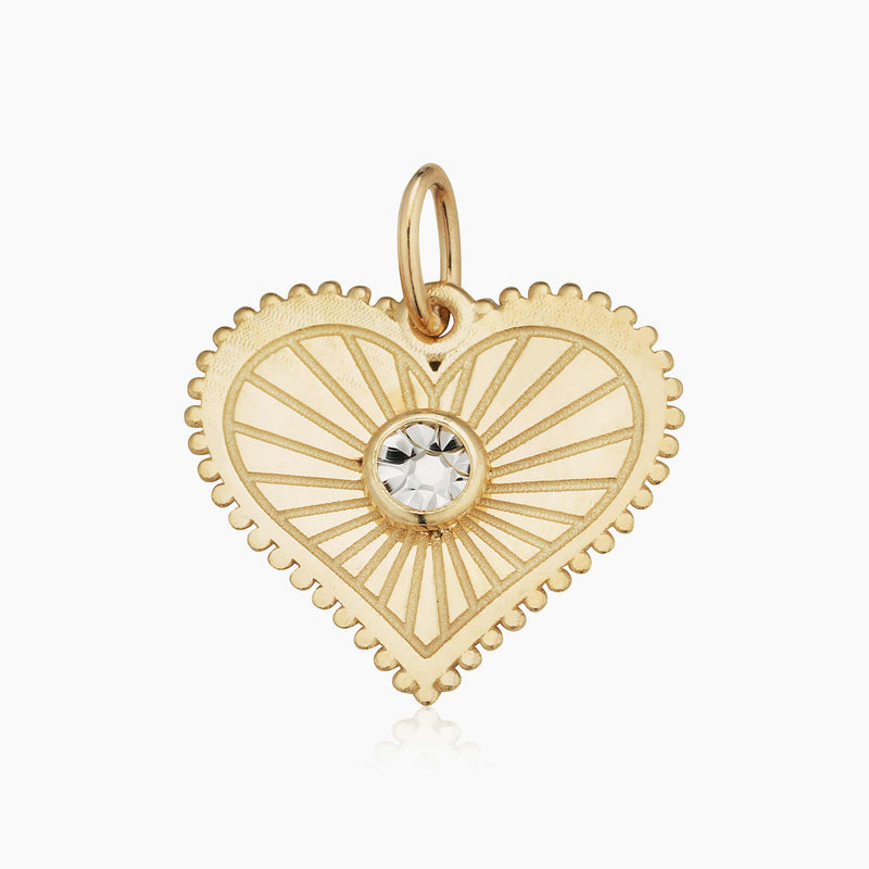Heartburst Pendant Charm
