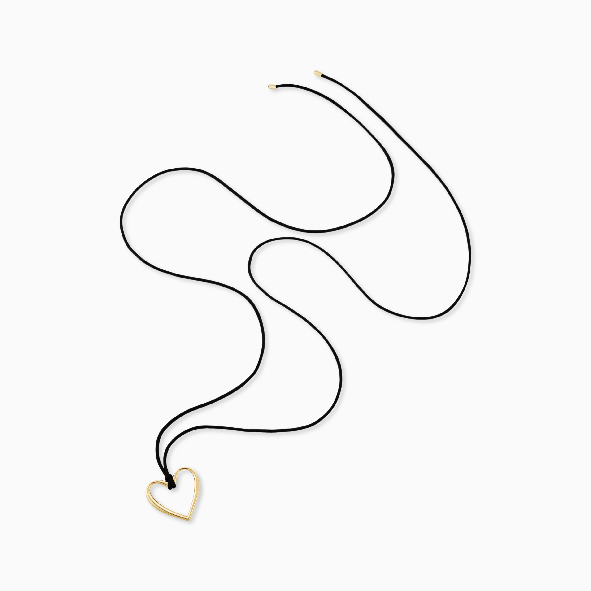 Tied to You Open Heart Pendant Necklace