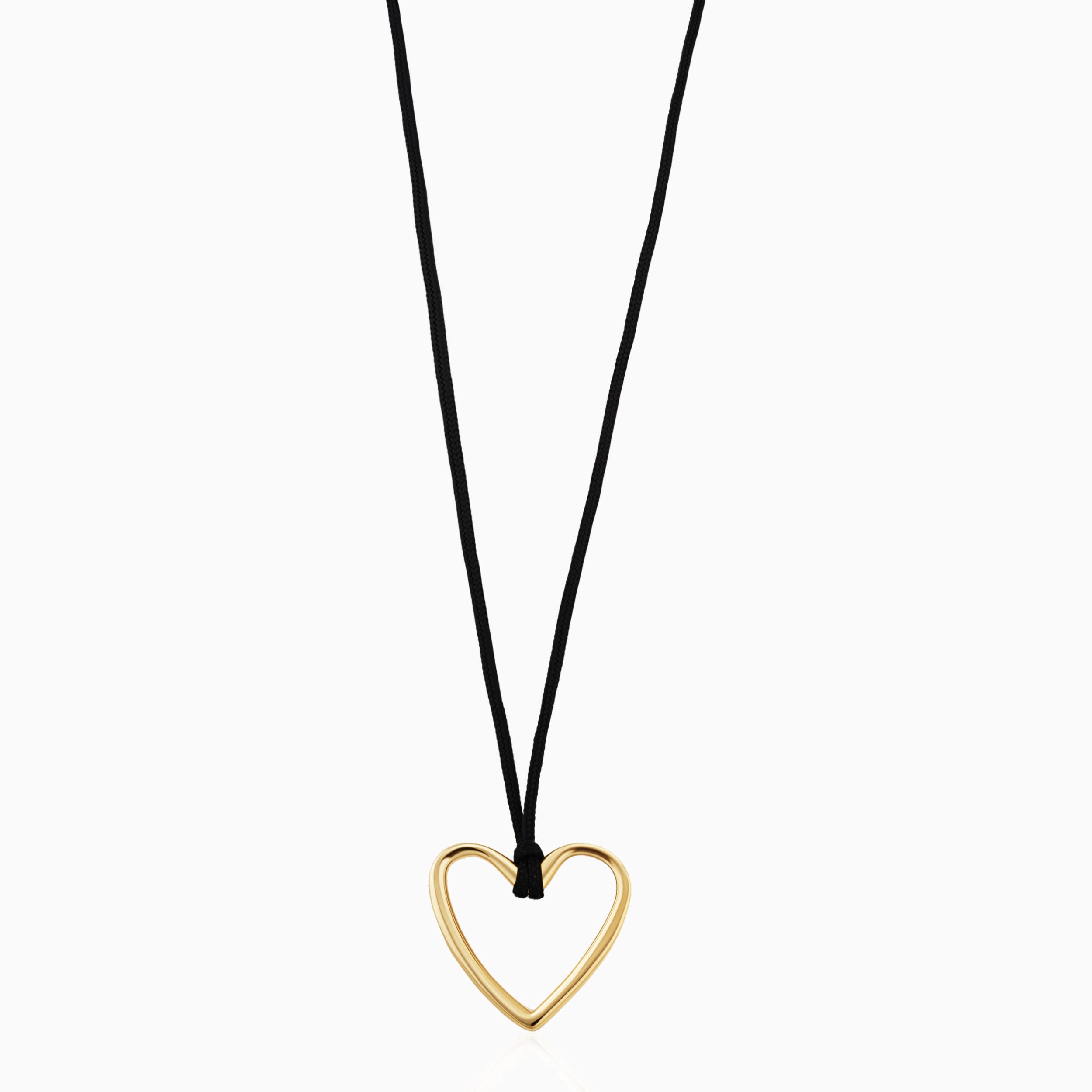 Tied to You Open Heart Pendant Necklace