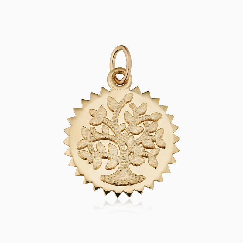 Tree of Life Medallion Pendant Charm