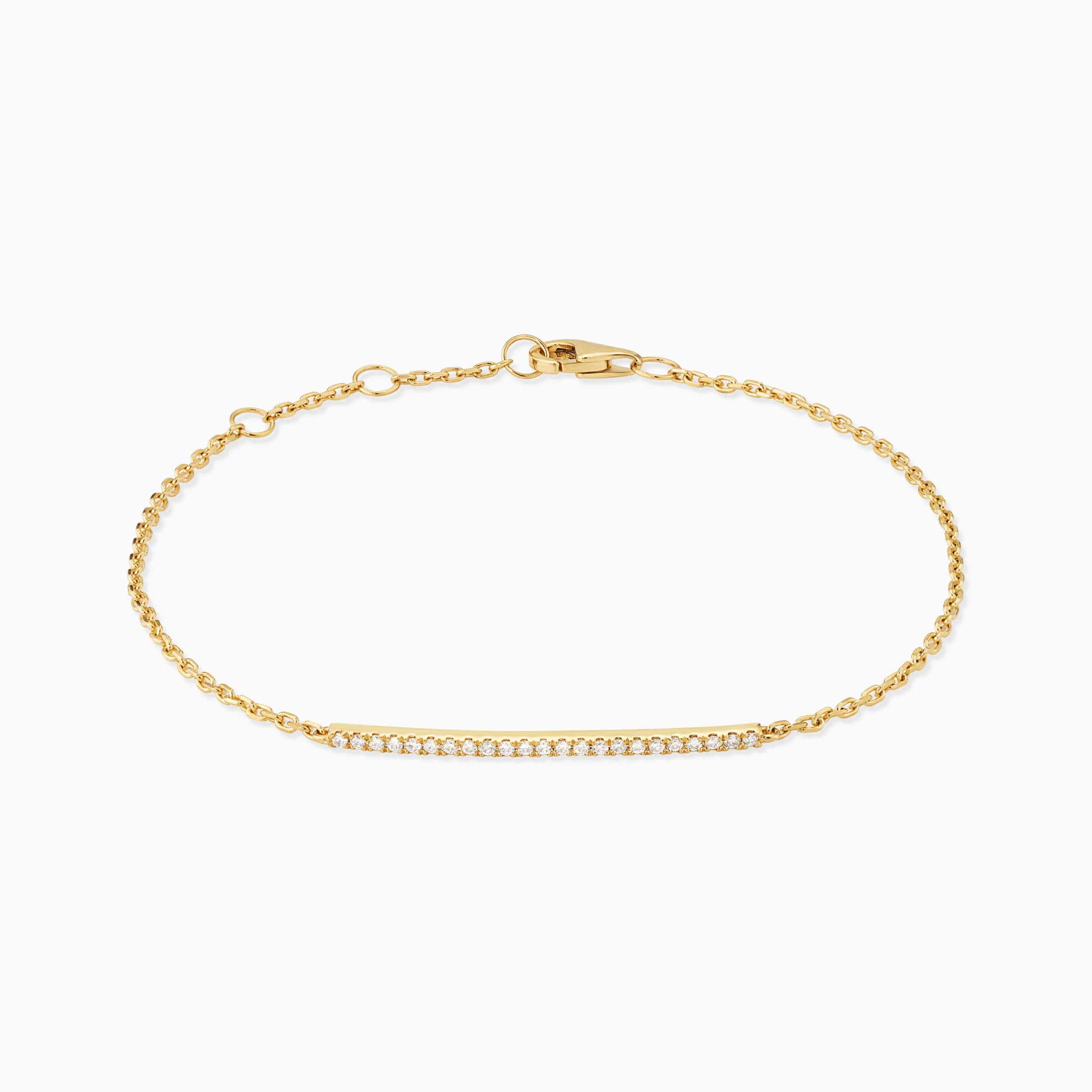 Brooklyn Bar Diamond Bracelet