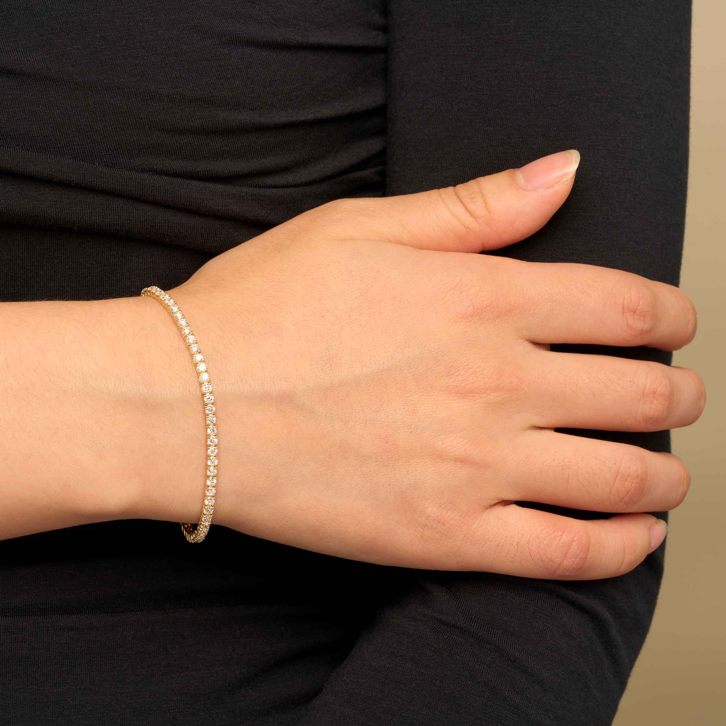 #color_Yellow Gold, Lab Diamonds