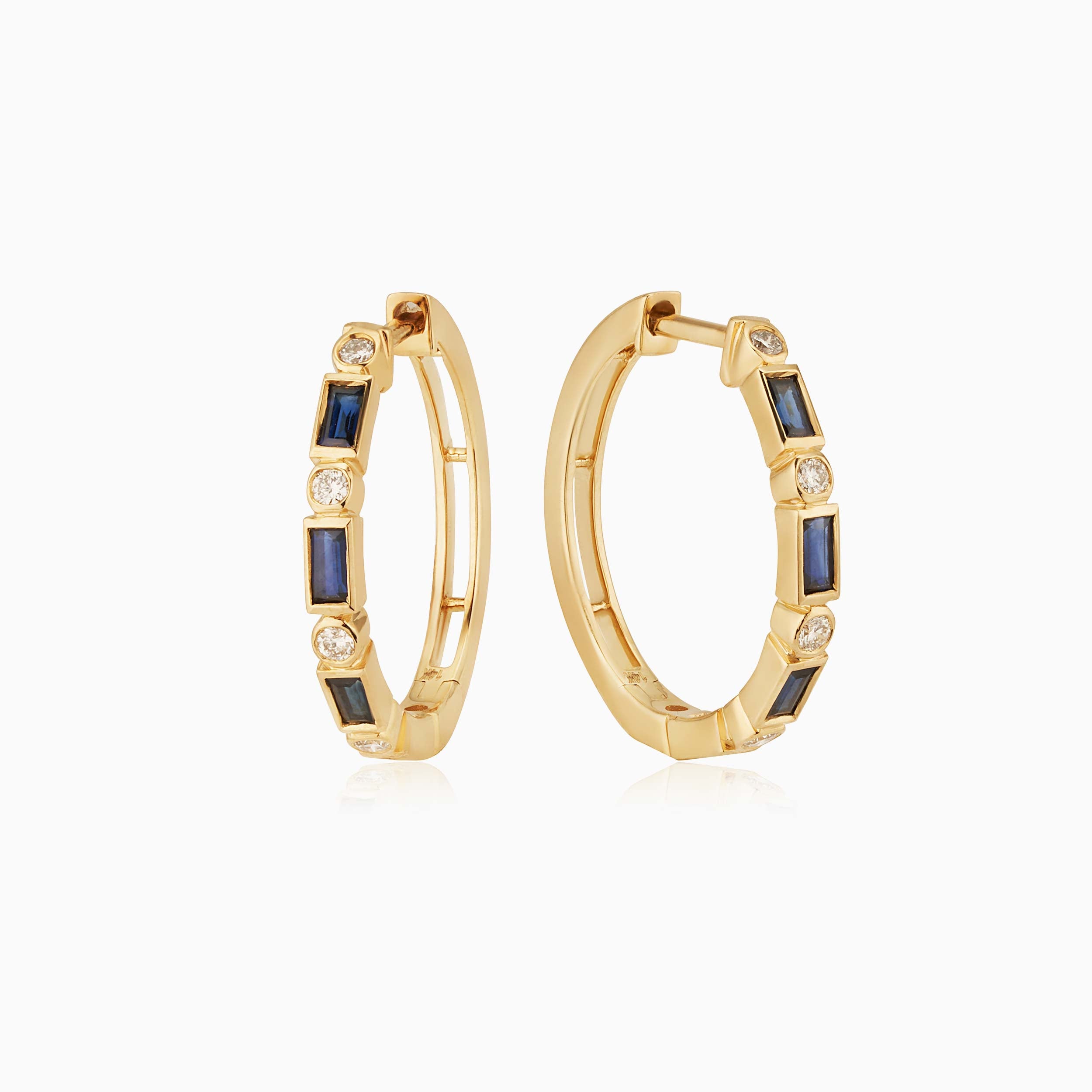 #color_Yellow Gold, Sapphire, Natural Diamonds