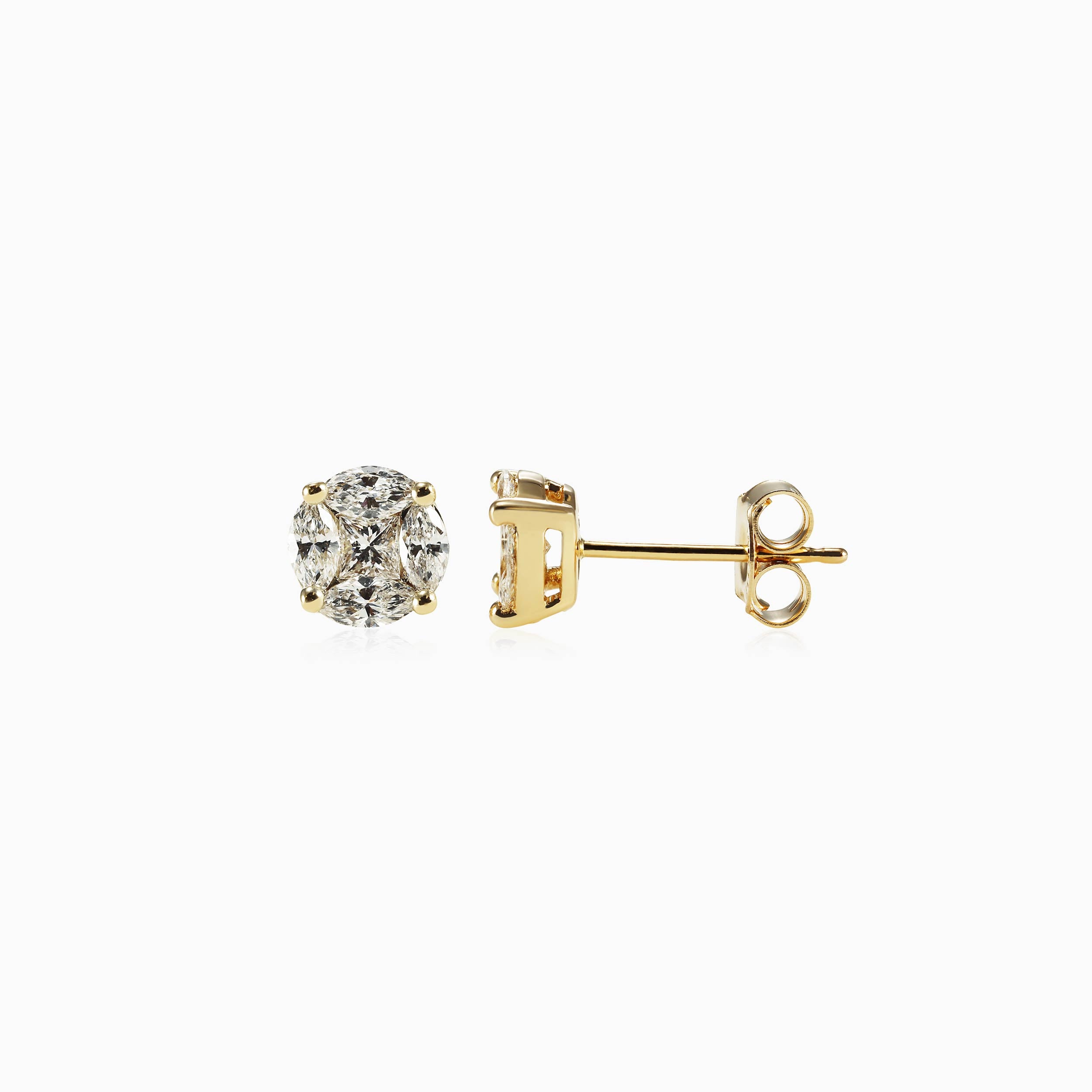 #color_Yellow Gold, Natural Diamonds