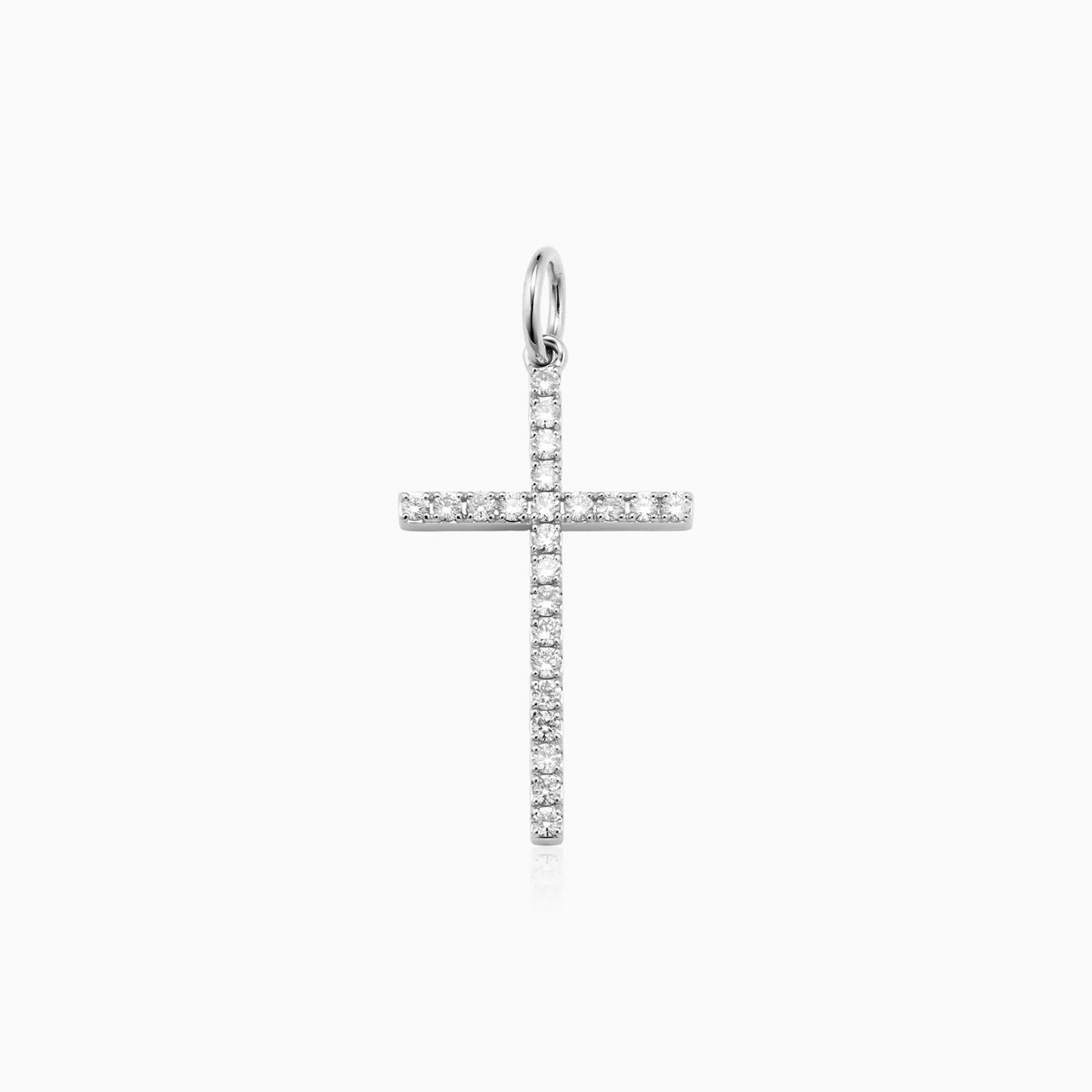 Faith Diamond Cross Medium Pendant Charm
