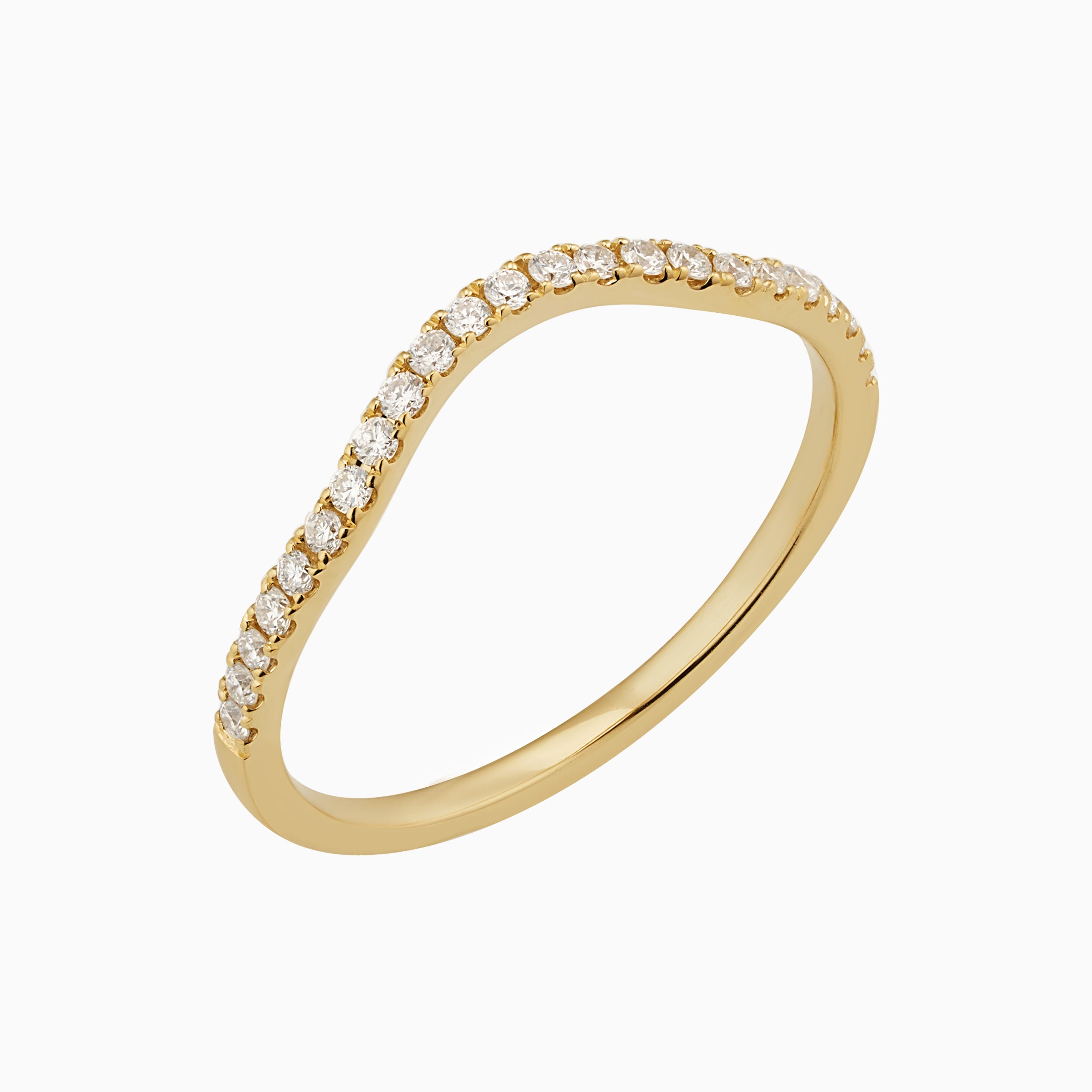 The Arc Diamond Stack Ring