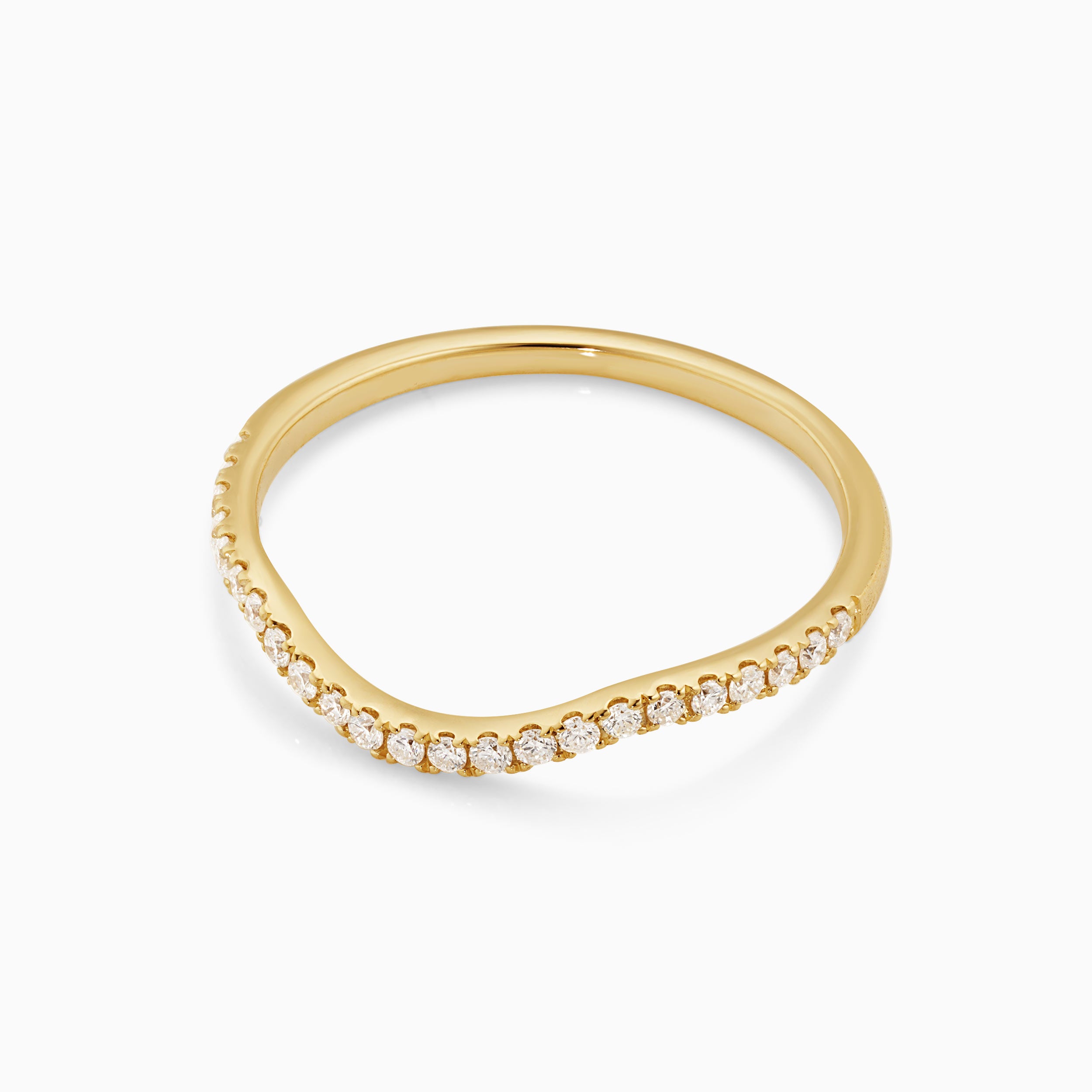 The Arc Diamond Stack Ring