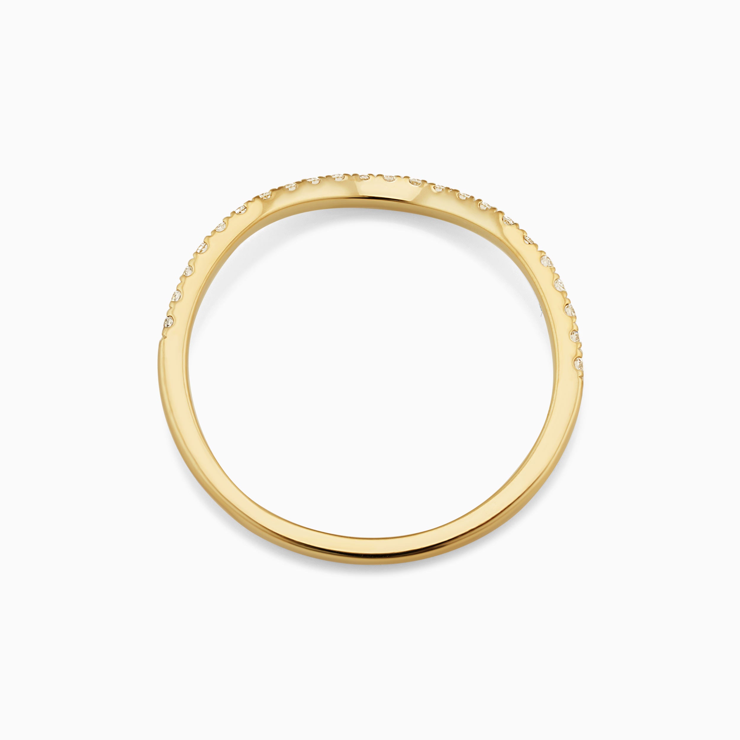 The Arc Diamond Stack Ring
