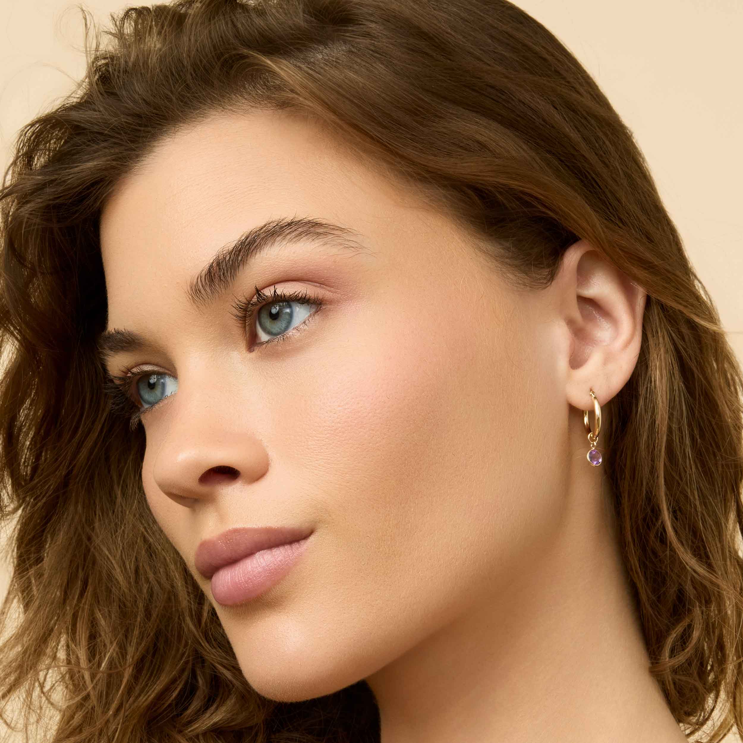 Vivid Single Hoop Charm