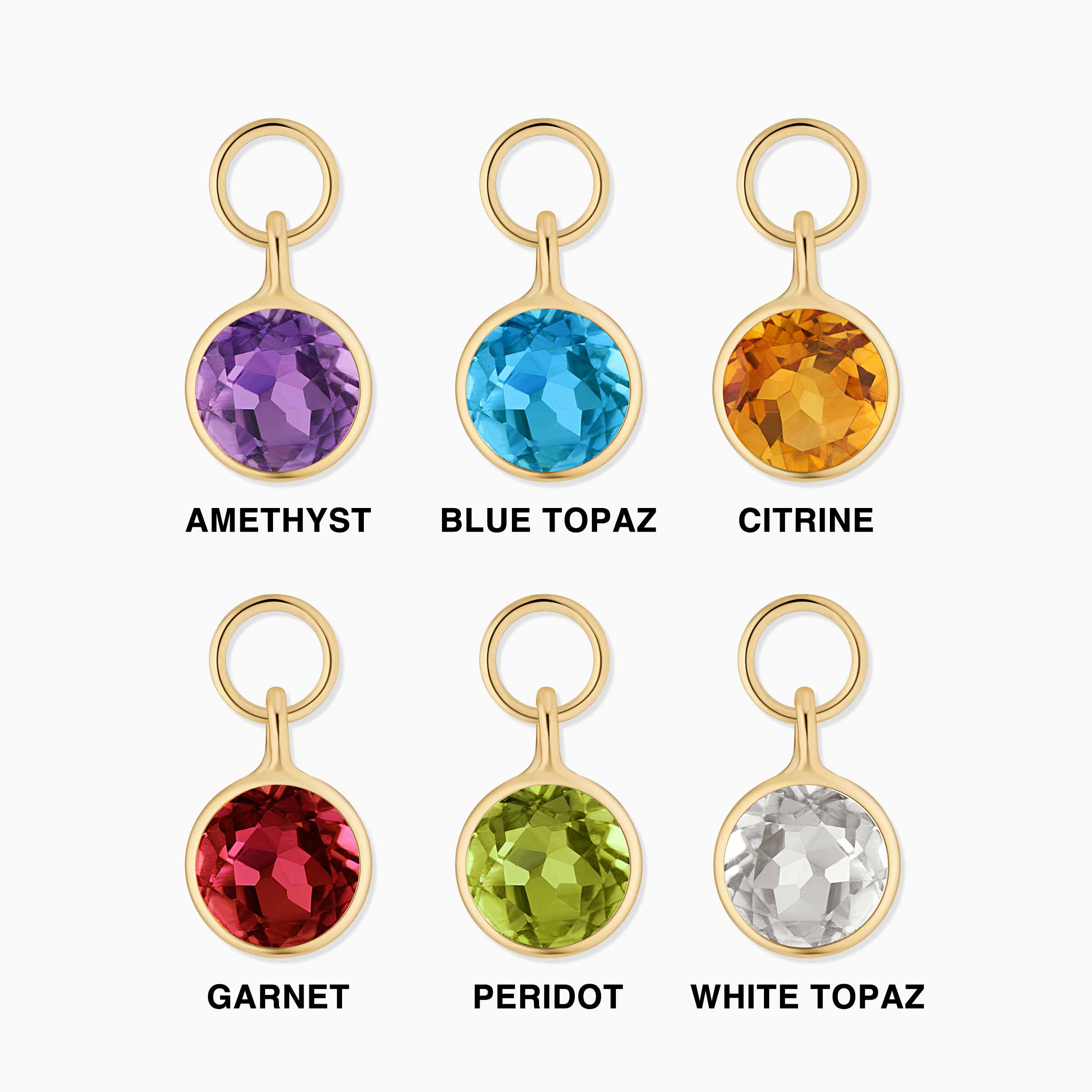 Vivid Single Hoop Charm