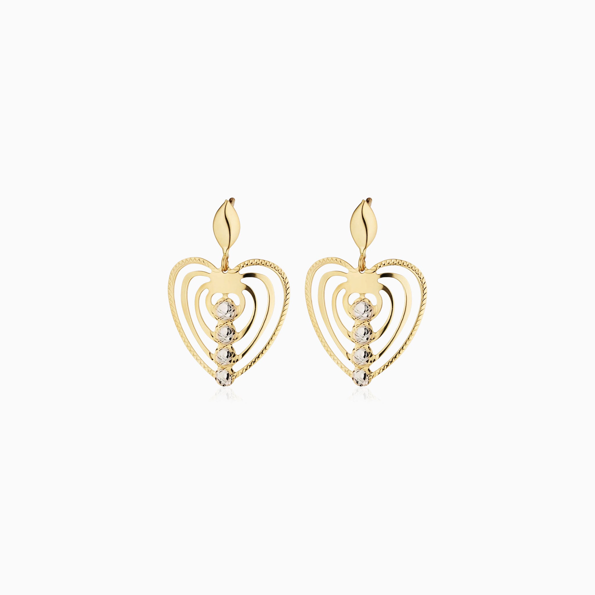 Aphrodite Heart Drop Earrings