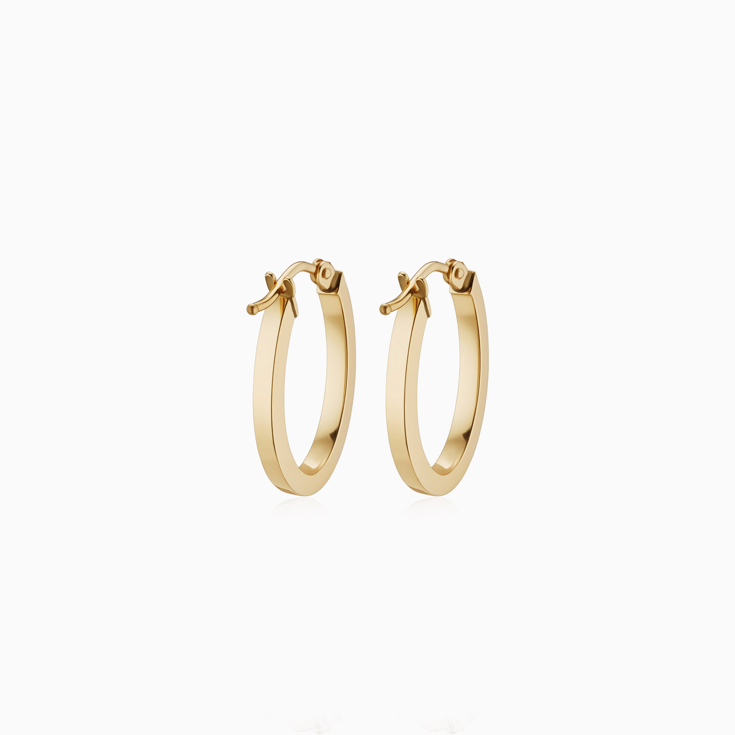 Little Darlings Oval Mini Hoops