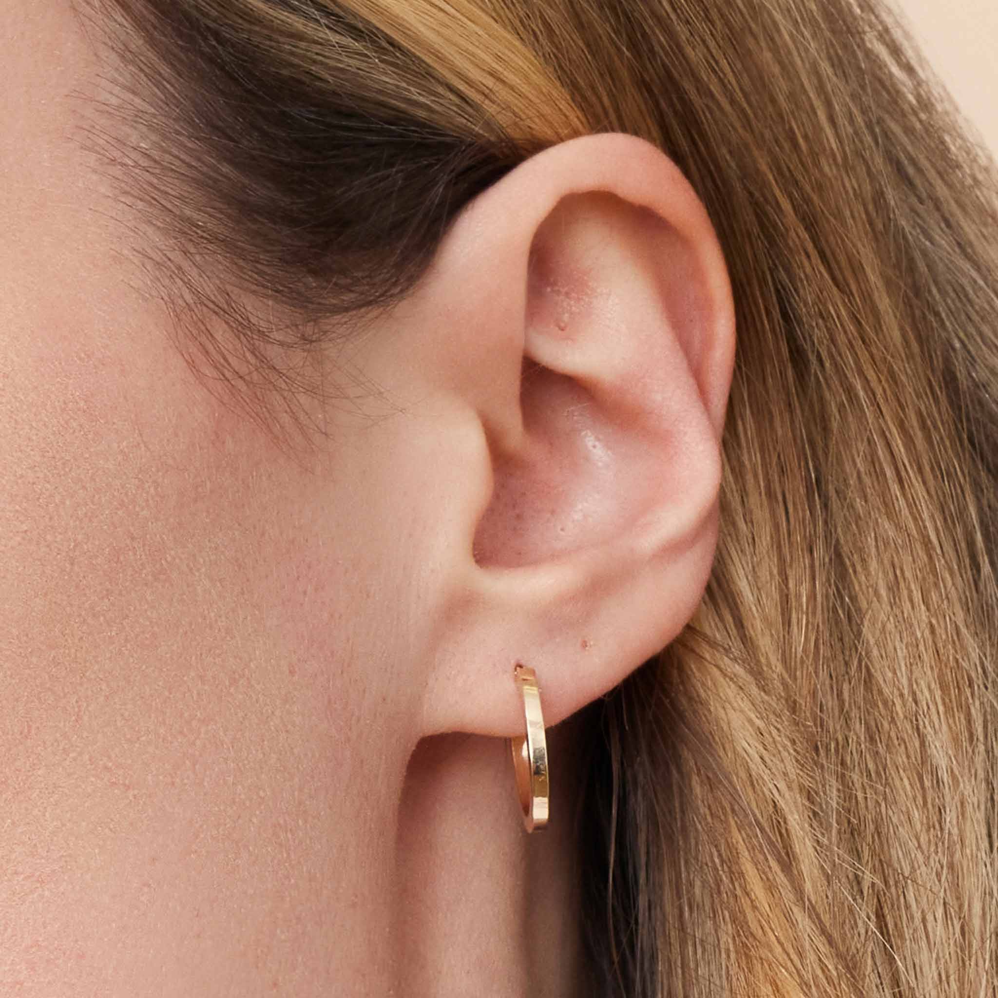 Little Darlings Oval Mini Hoops