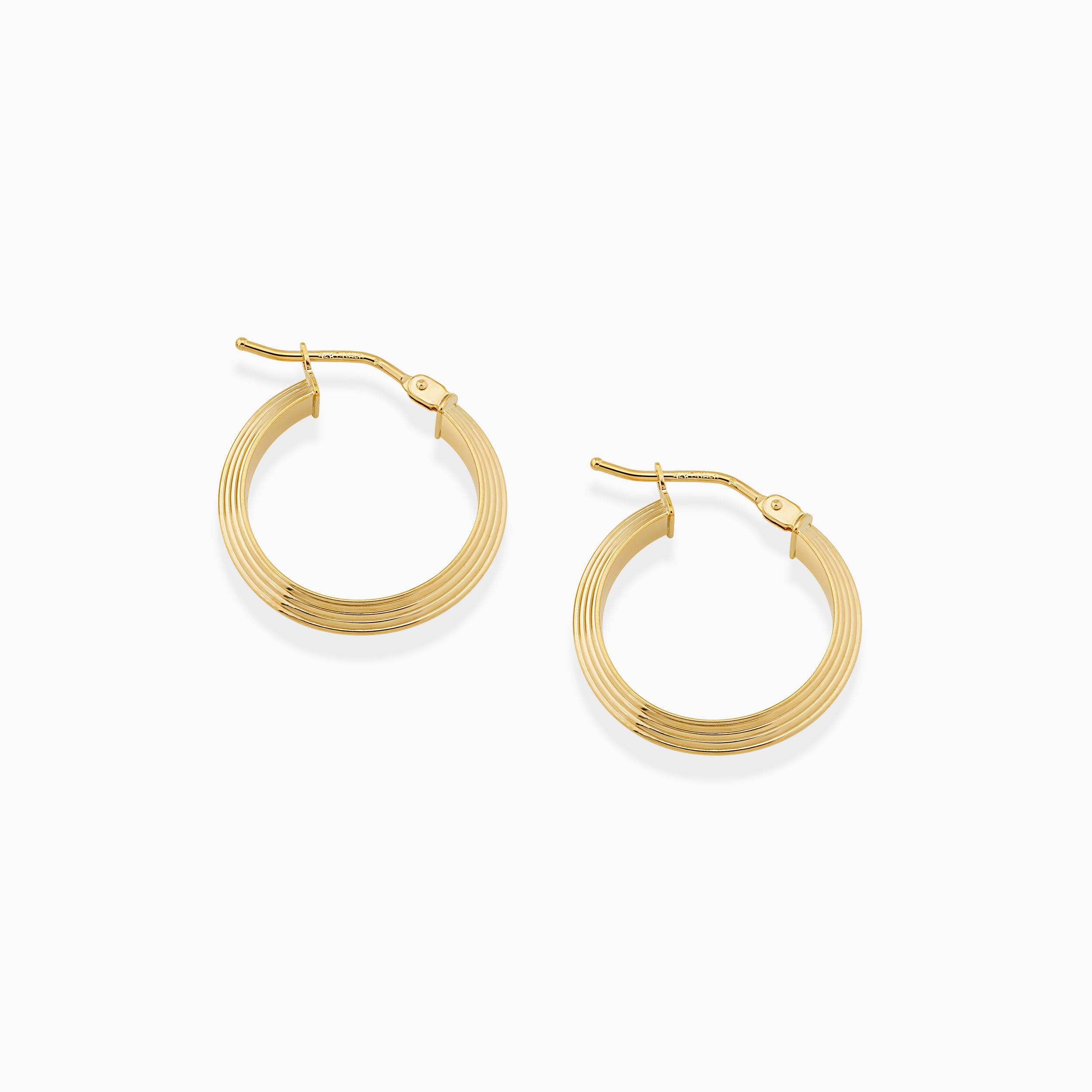 Knife Edge Midi Hoops