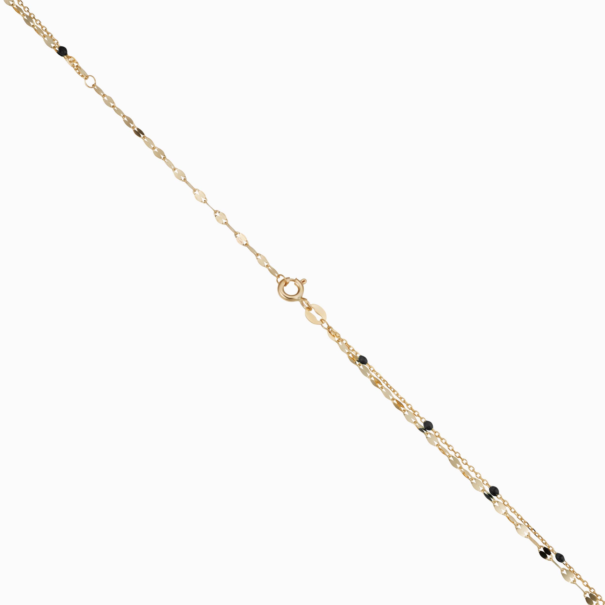 #color_Yellow Gold, Black Enamel