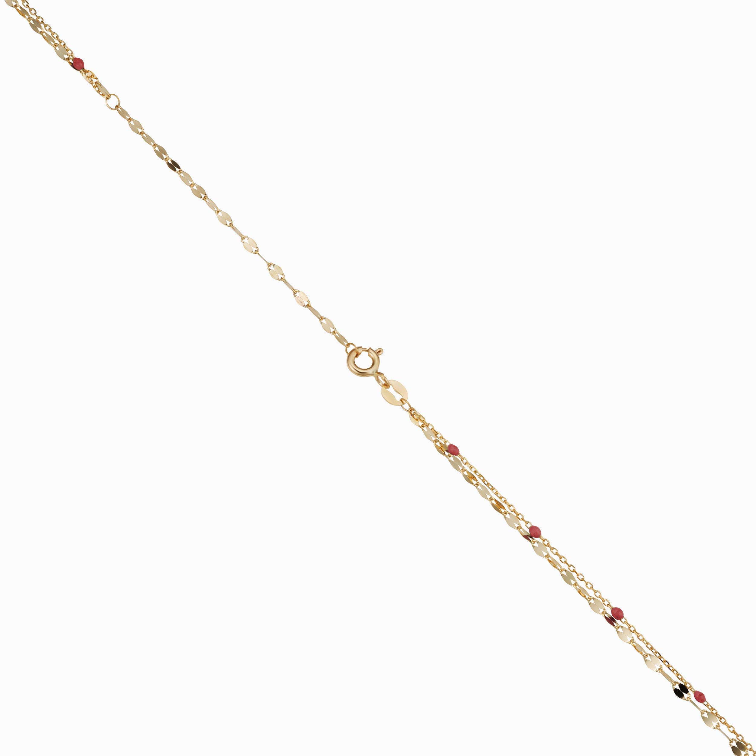 #color_Yellow Gold, Coral Enamel