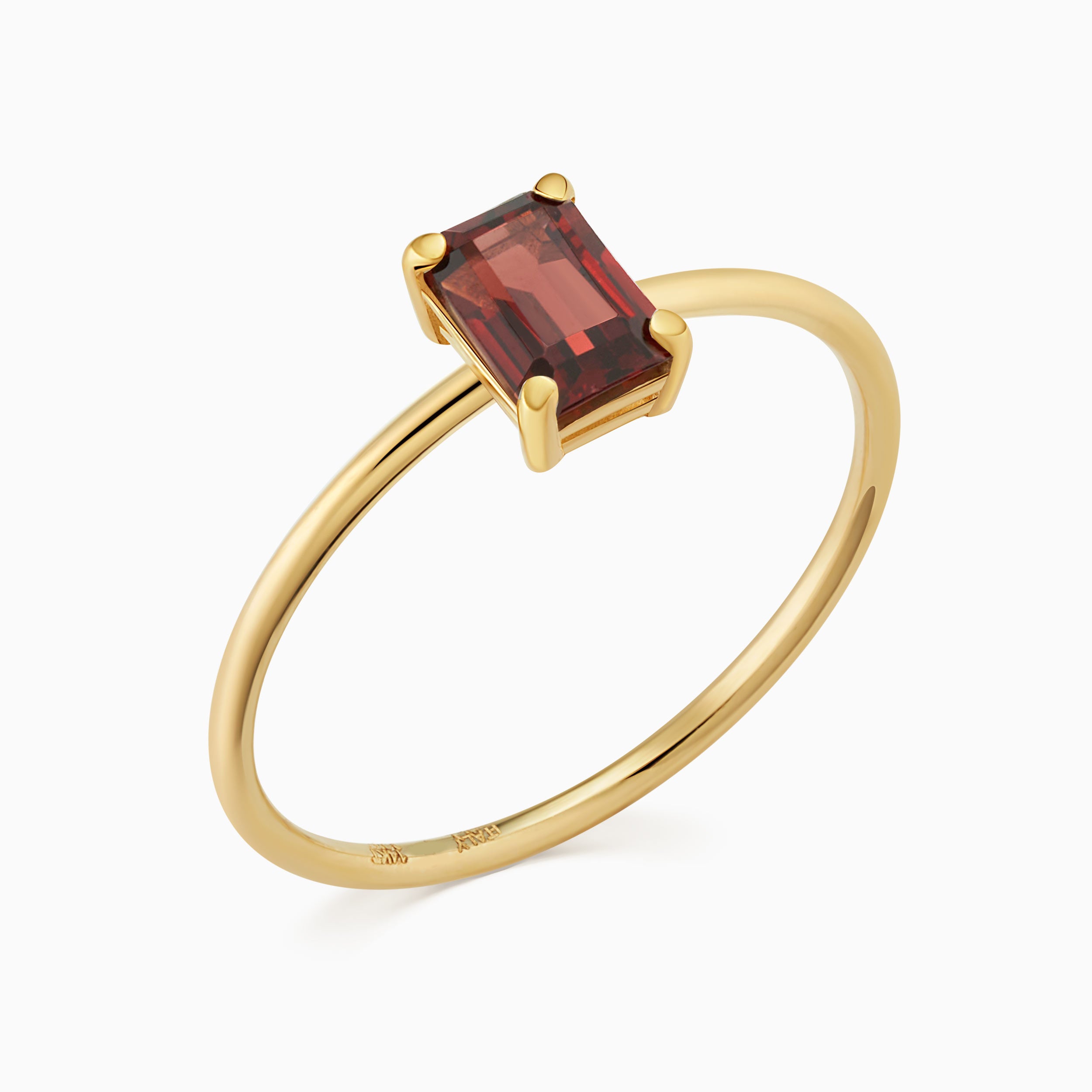 #color_Yellow Gold, Garnet