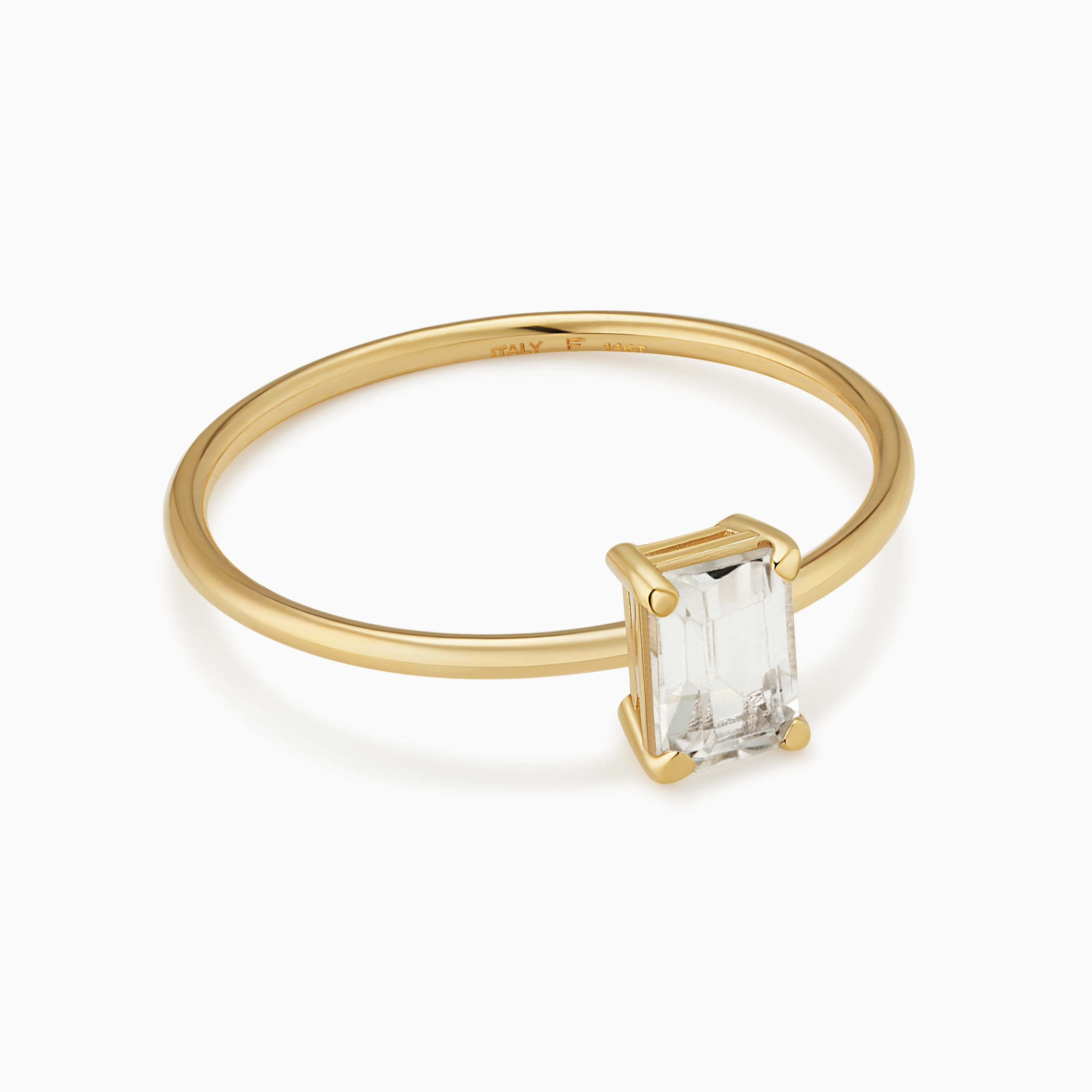 #color_Yellow Gold, White Topaz