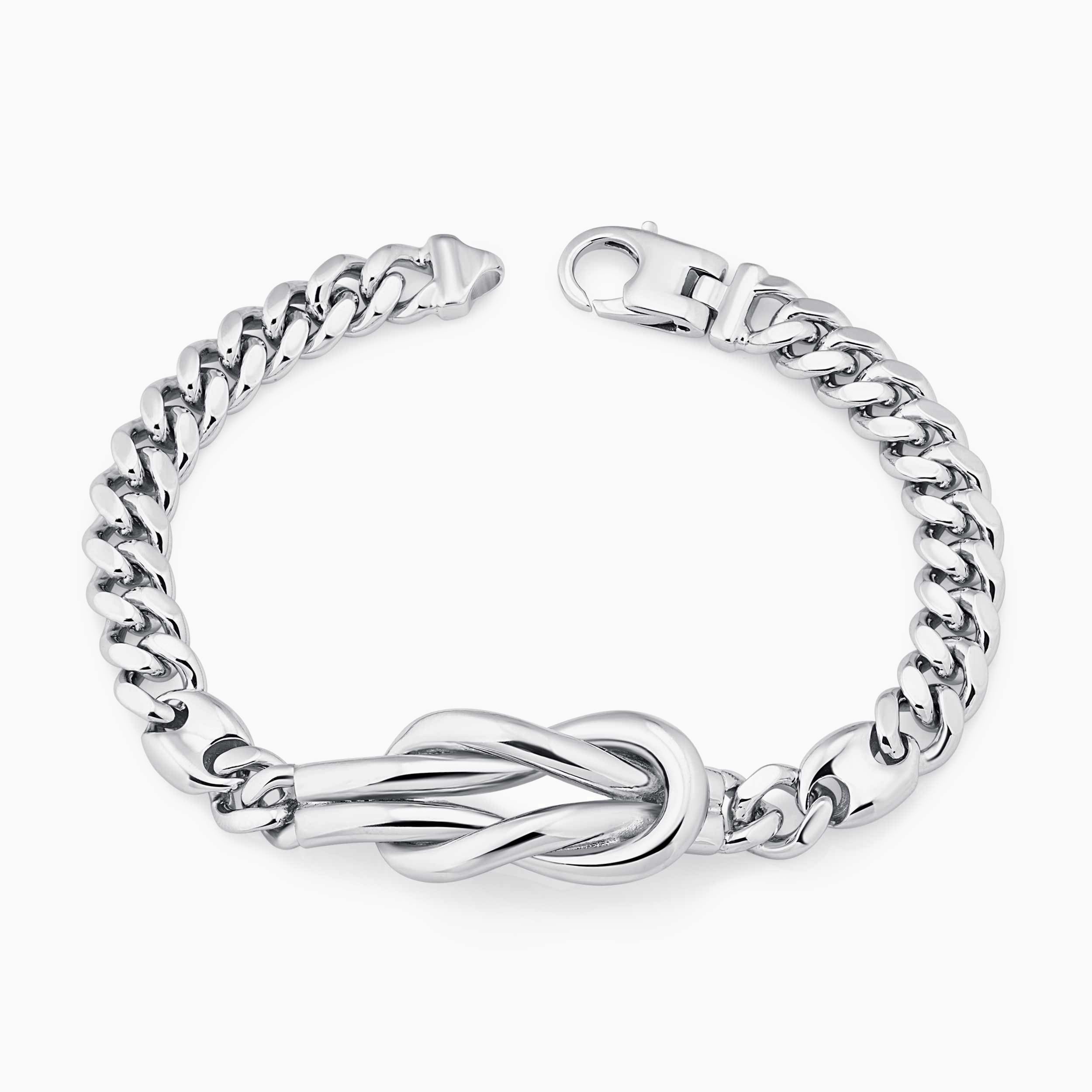 Infinity Knot Curb Bracelet