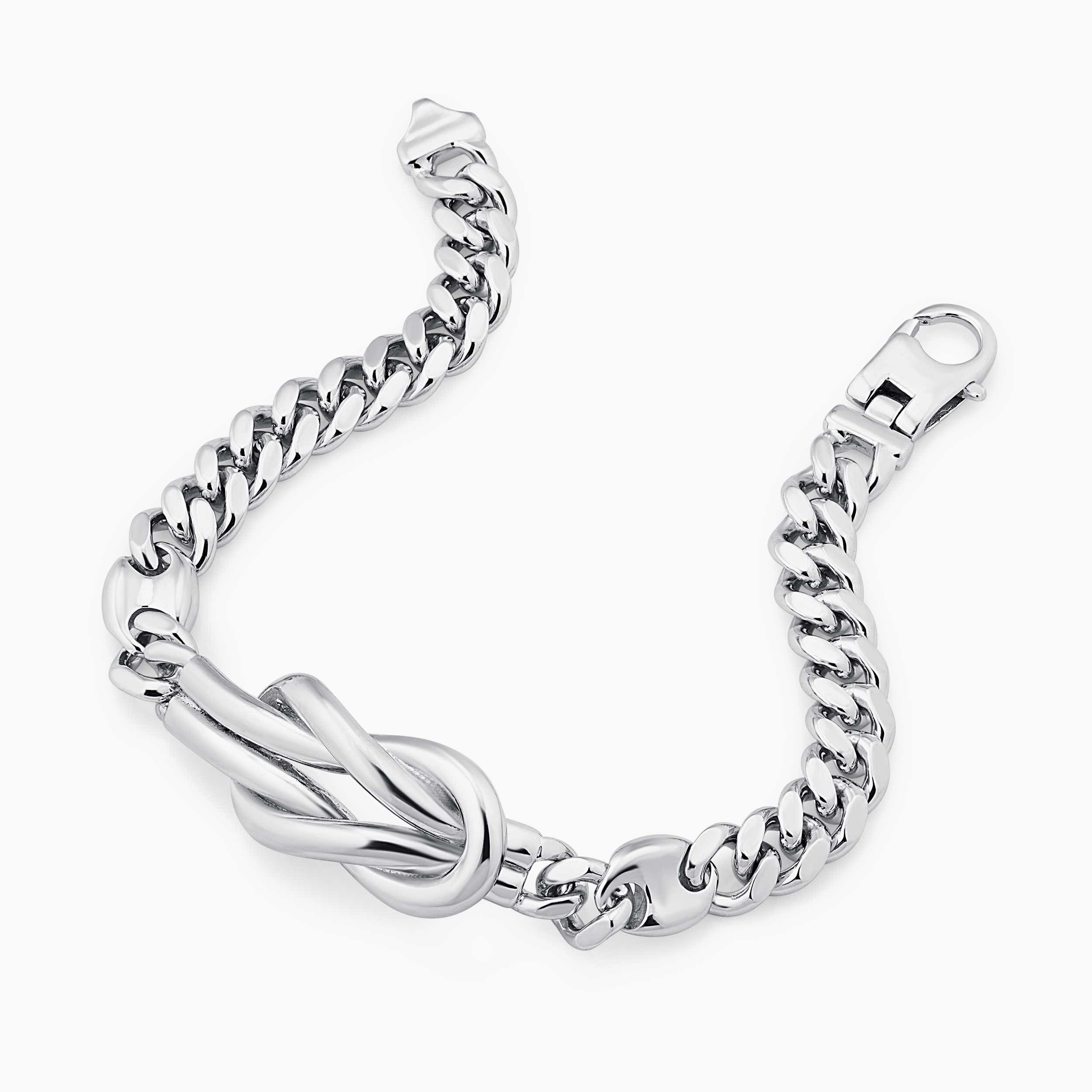 Infinity Knot Curb Bracelet
