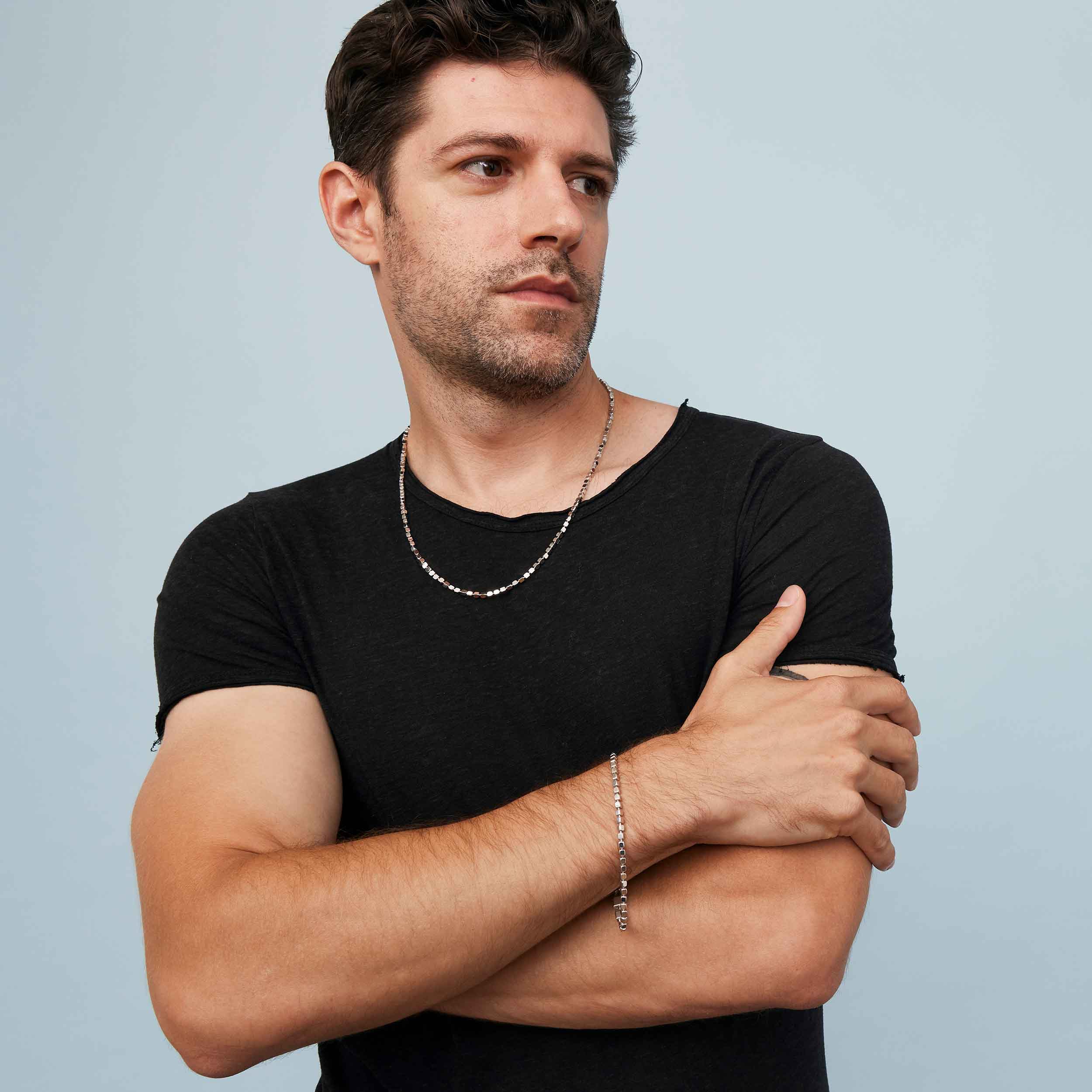 Modern Cube Link Bracelet