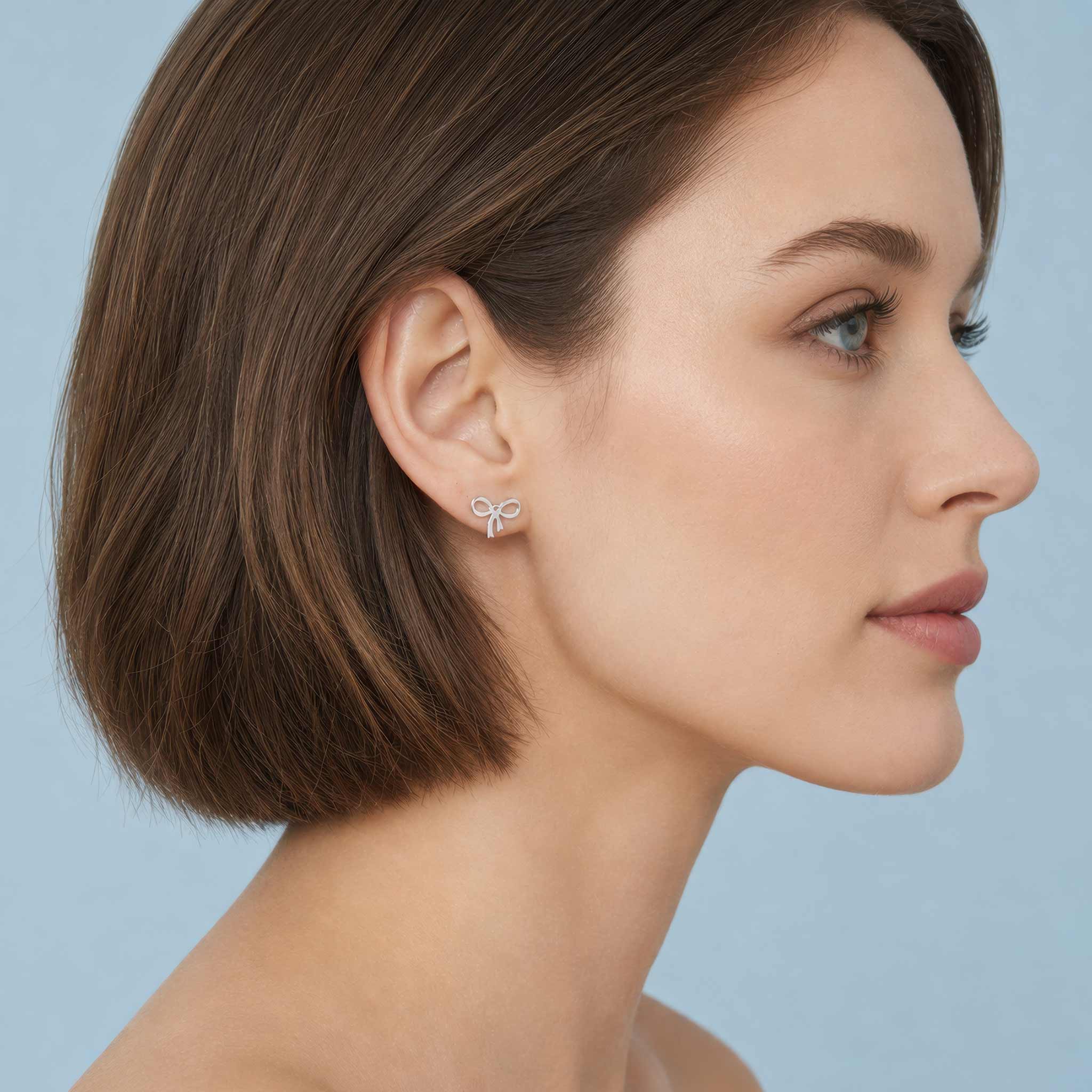 Wrap Me Up Bow Studs