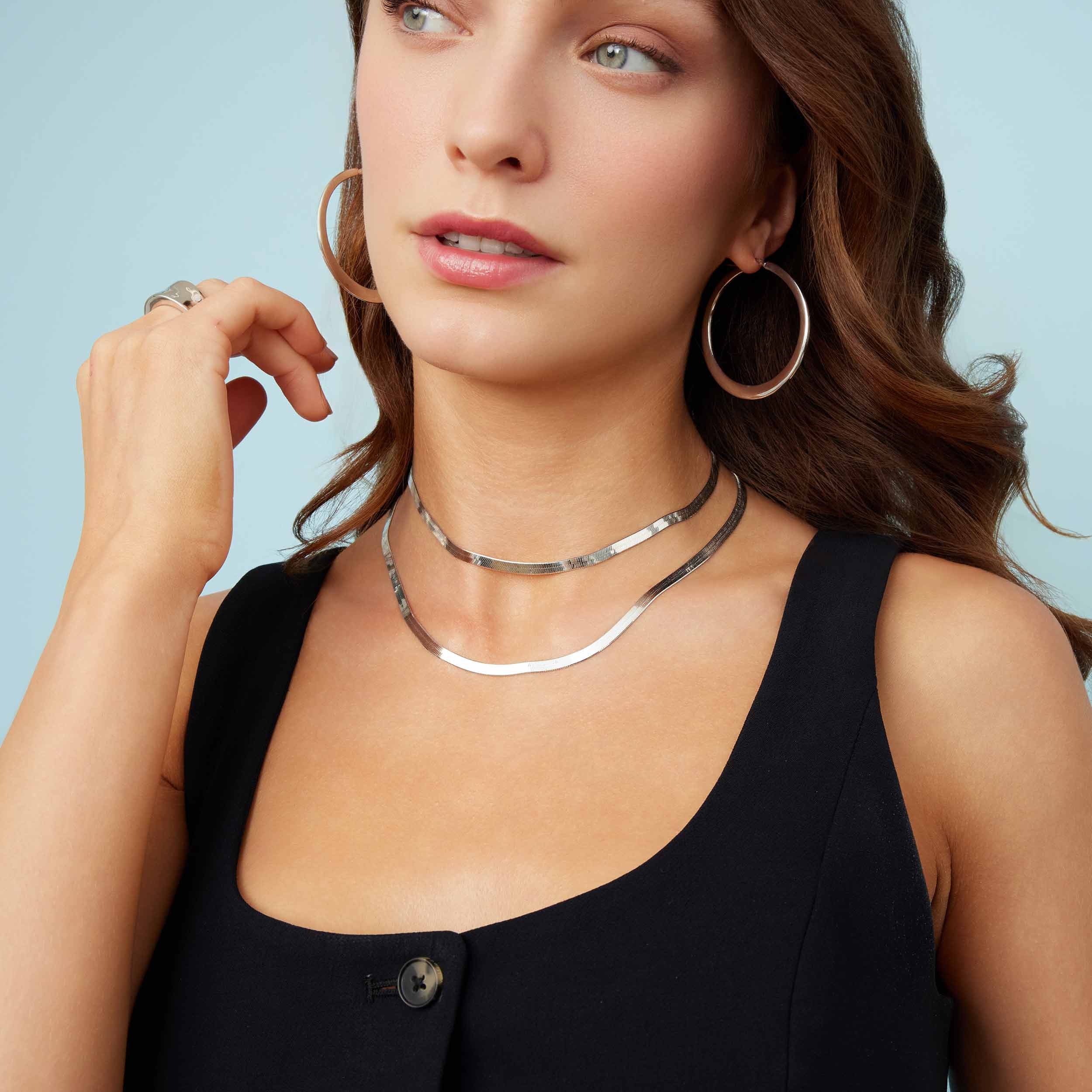 Mirage Herringbone Necklace