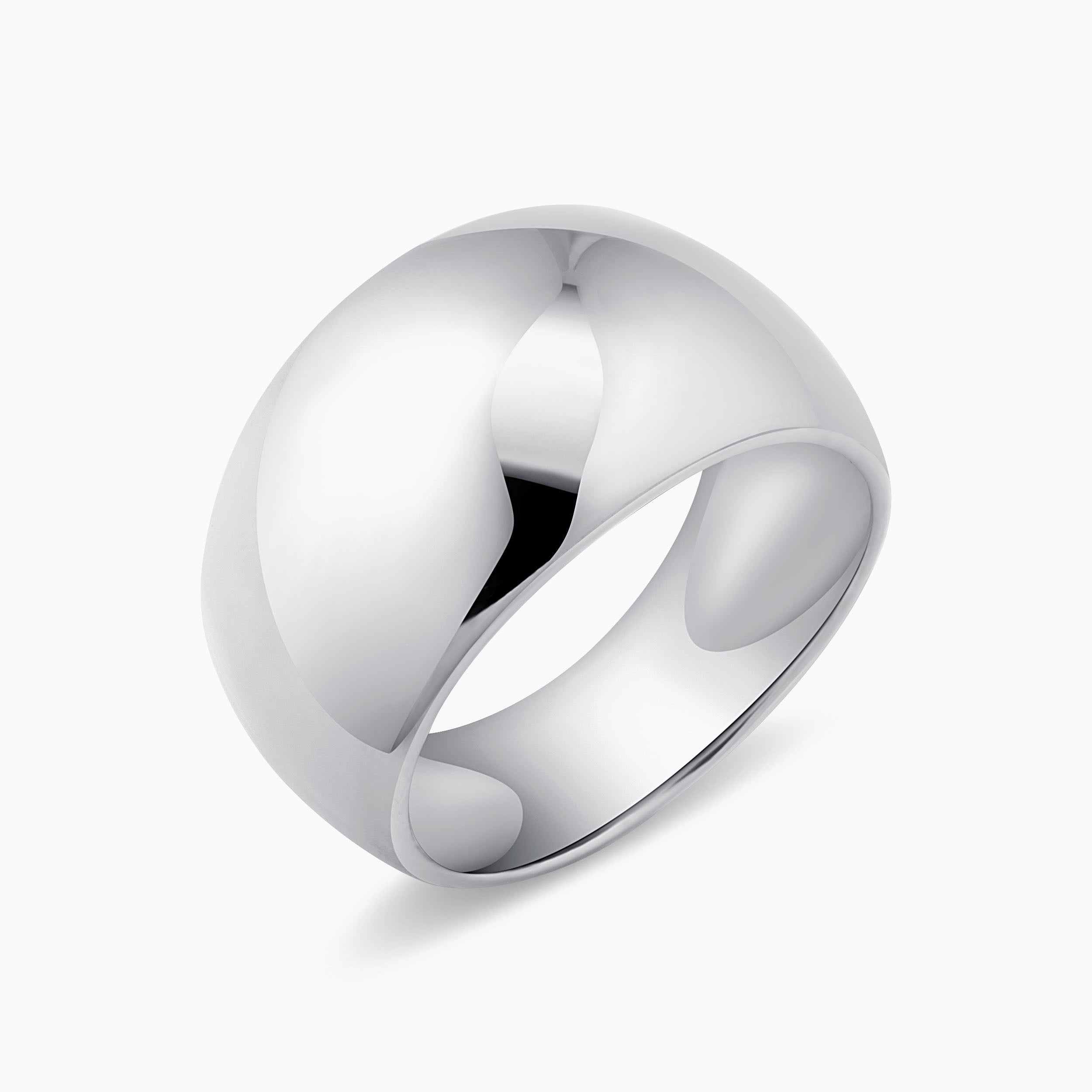 Bold Wide Band Dome Ring
