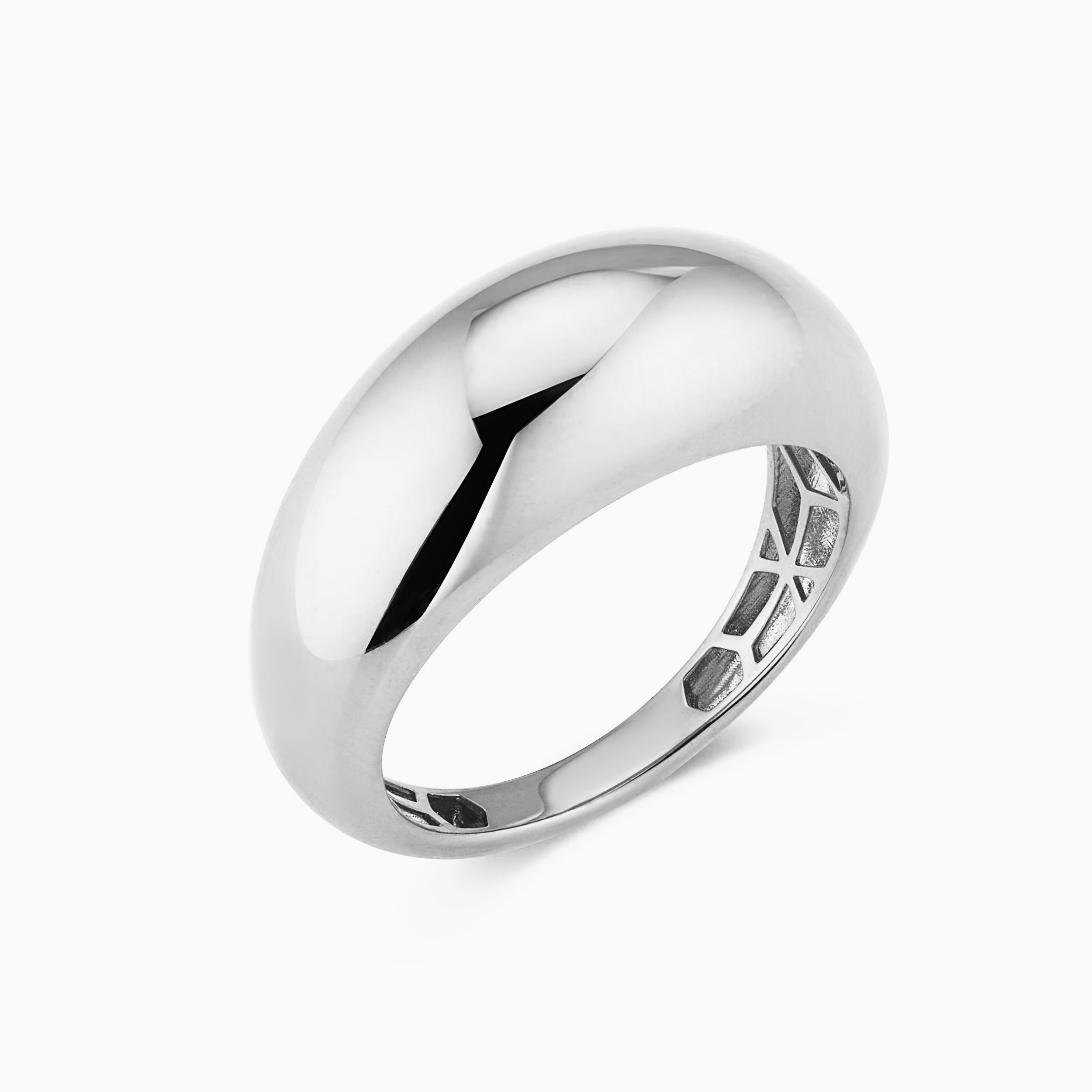 Bold High Polish Dome Band