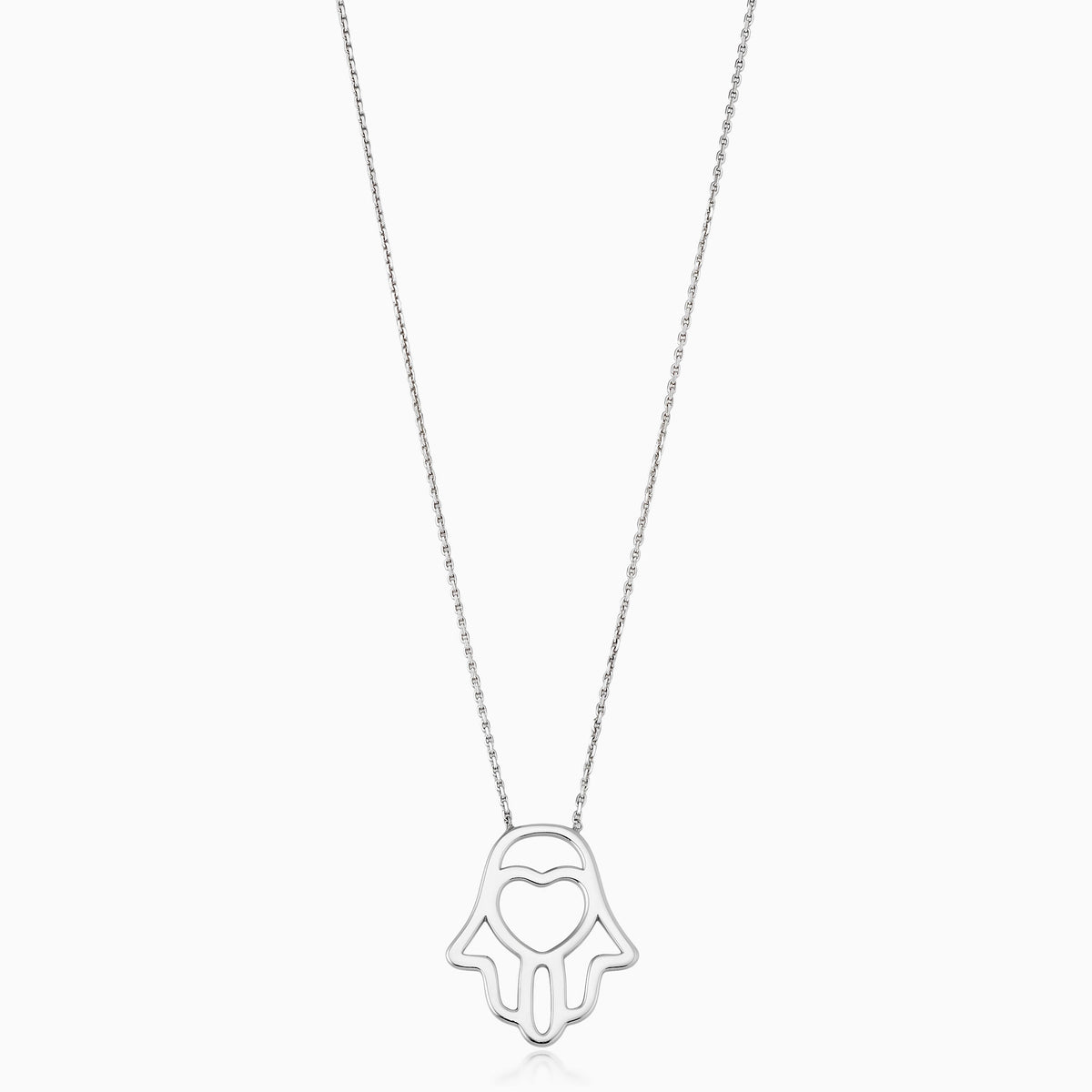 Love and Luck Hamsa Pendant Necklace