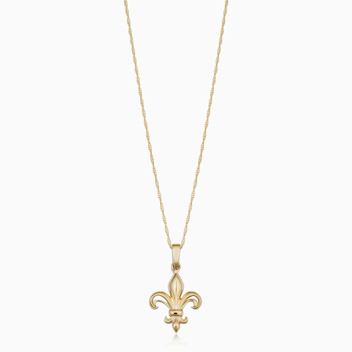 Fleur De Lis Pendant Necklace