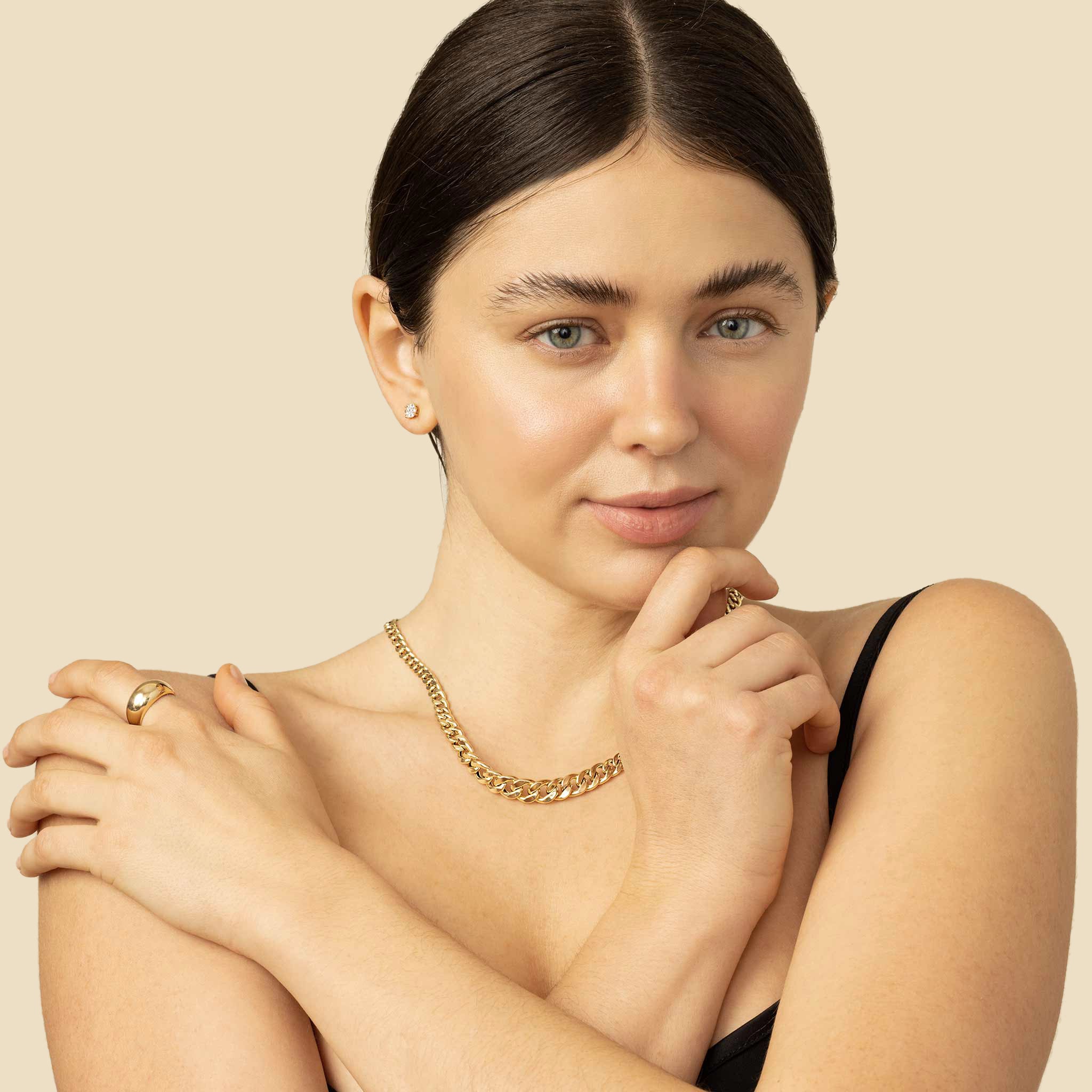 #color_Yellow Gold, Natural Diamonds