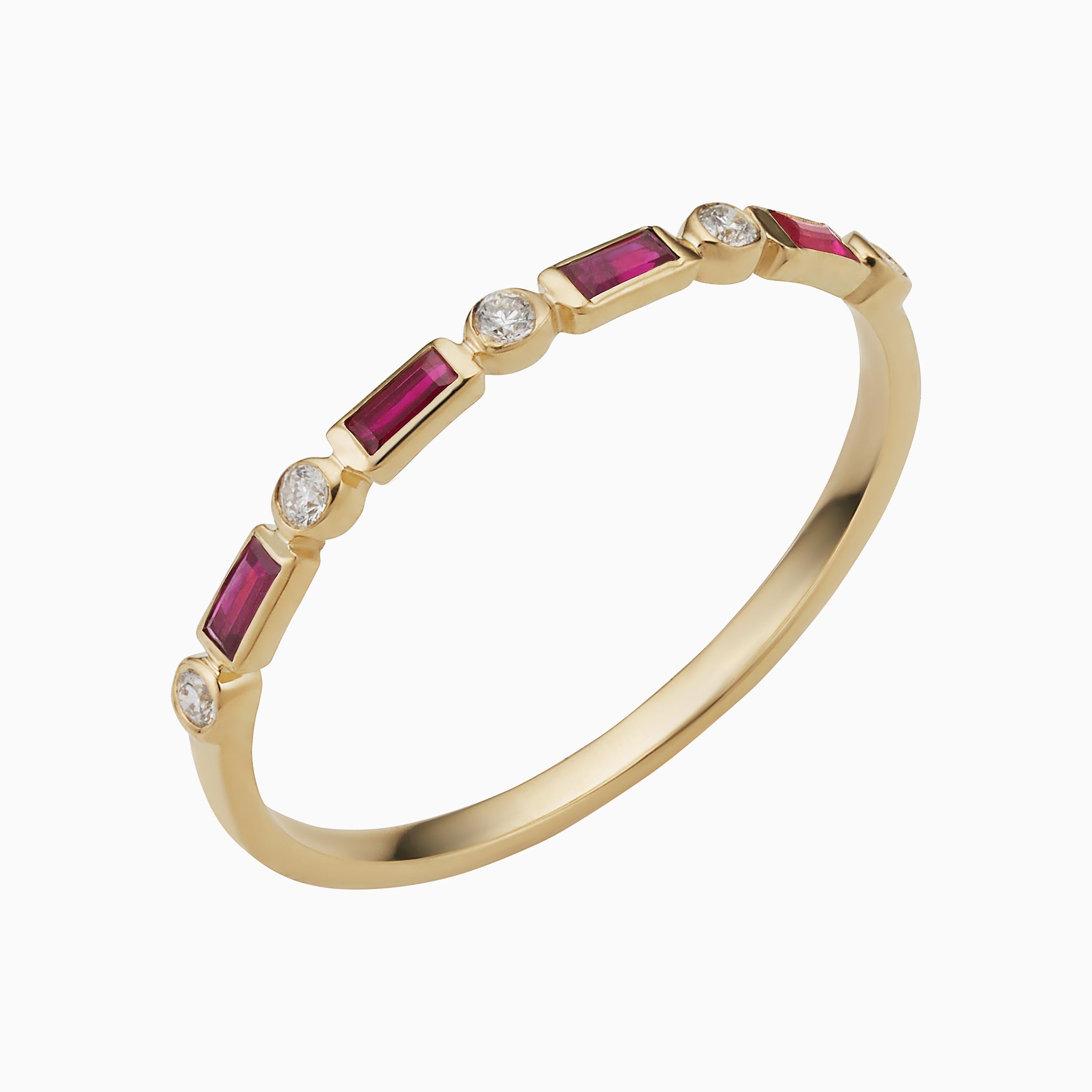 #color_Yellow Gold, Ruby, Natural Diamonds