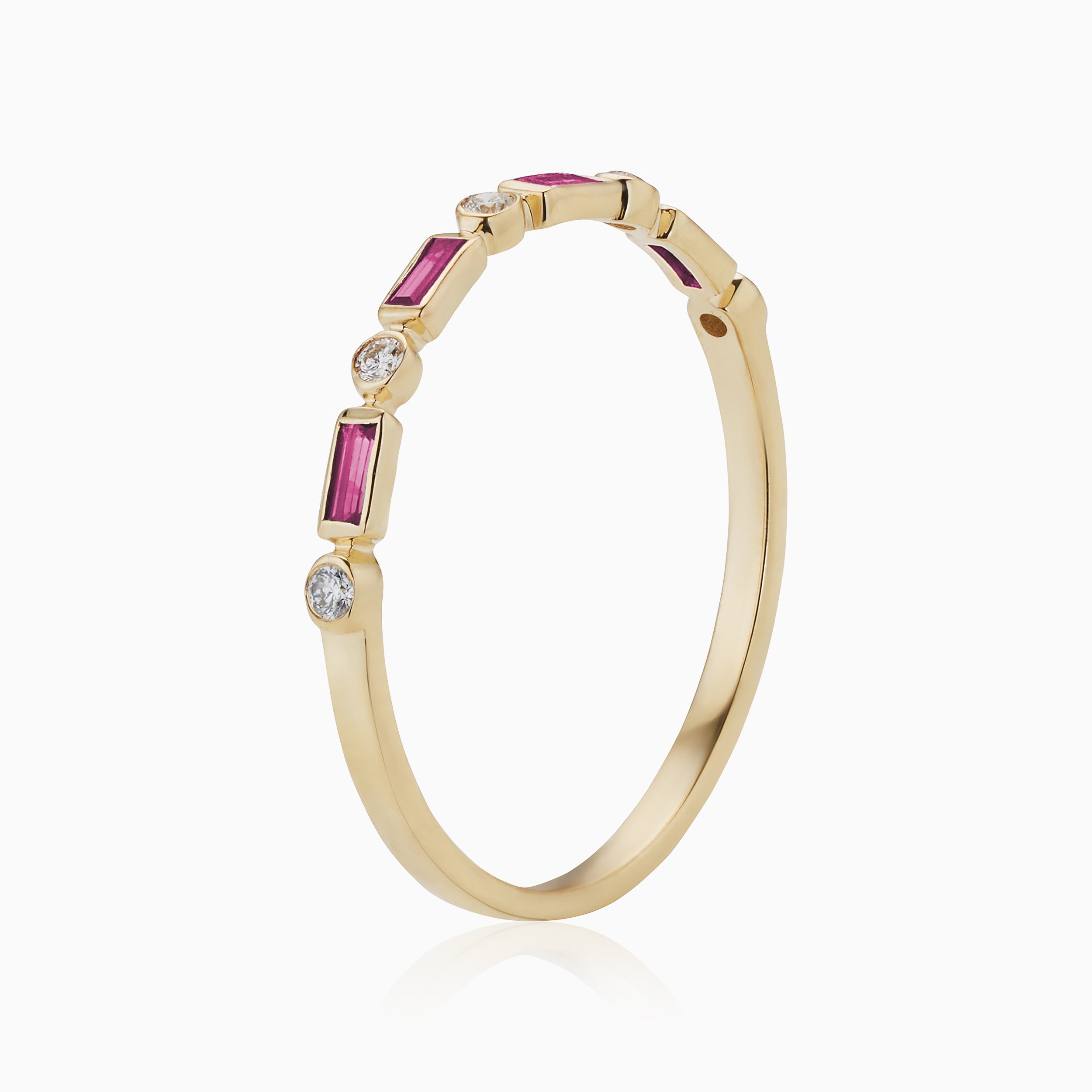 #color_Yellow Gold, Ruby, Natural Diamonds