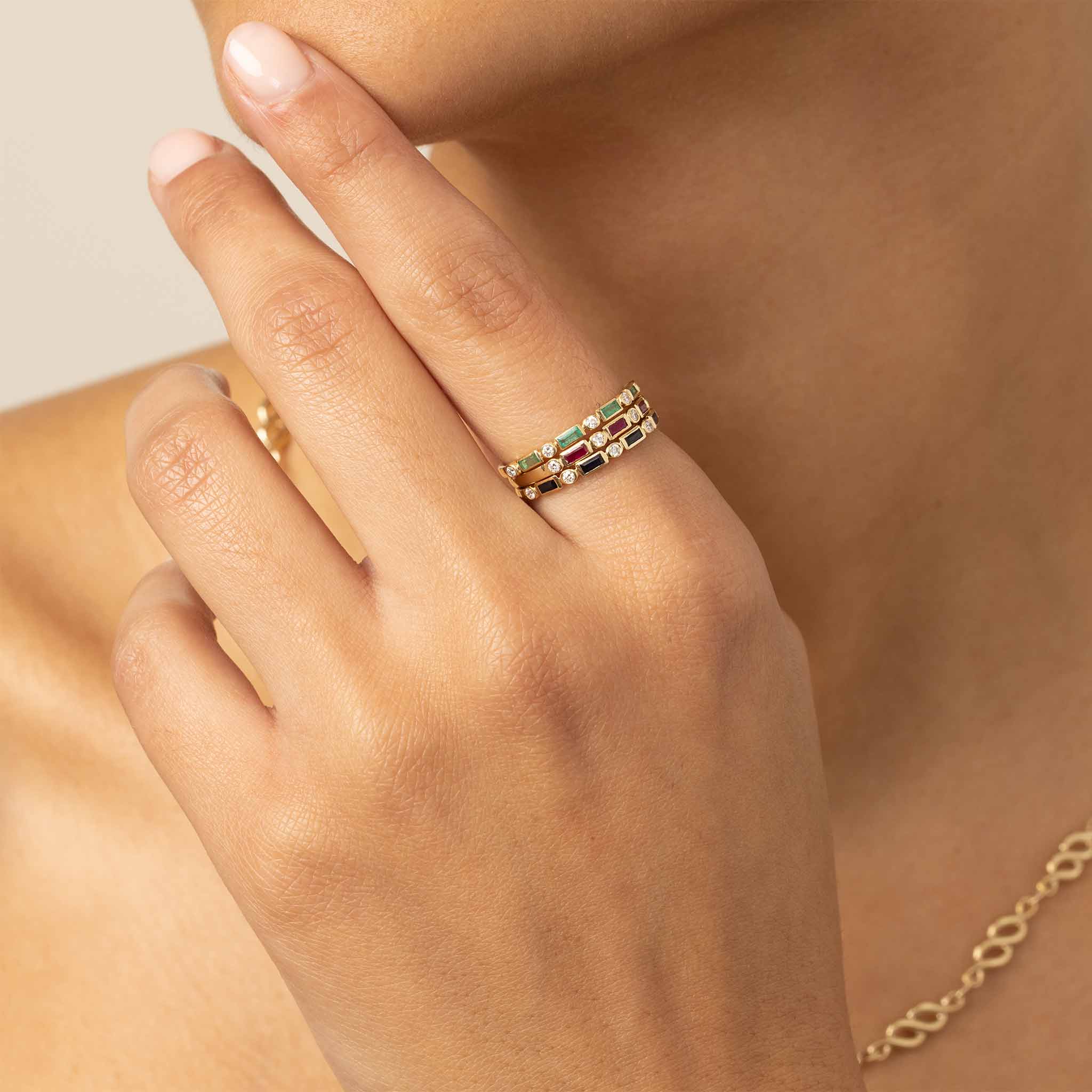 #color_Yellow Gold, Ruby, Natural Diamonds