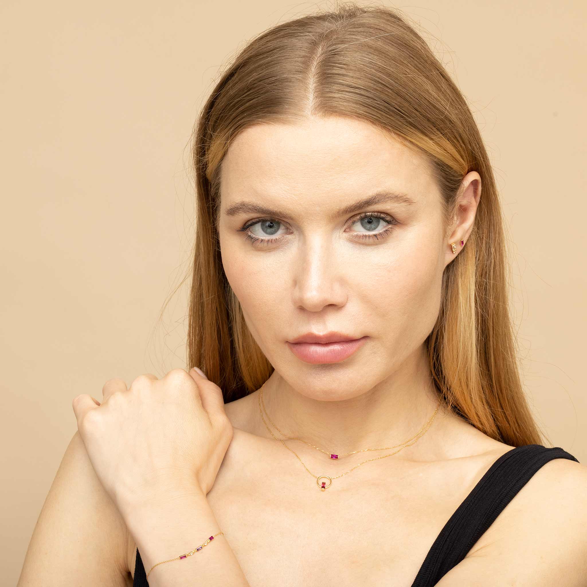 #color_Yellow Gold, Rosy Red