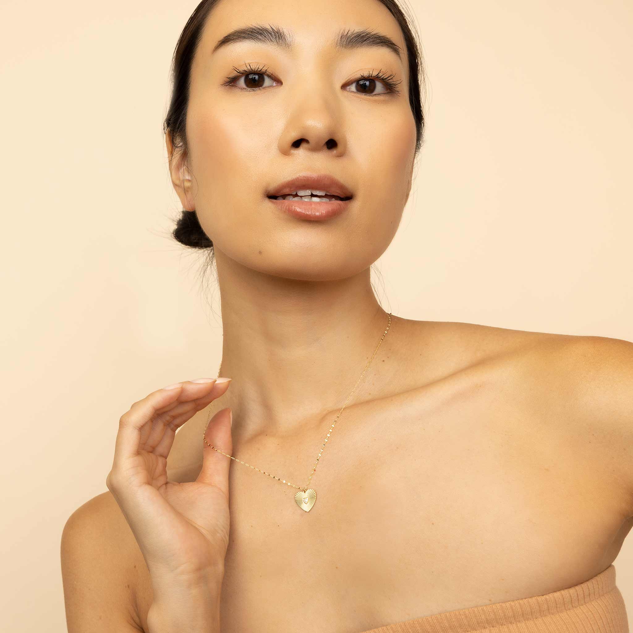 #color_Yellow Gold, Cubic Zirconia