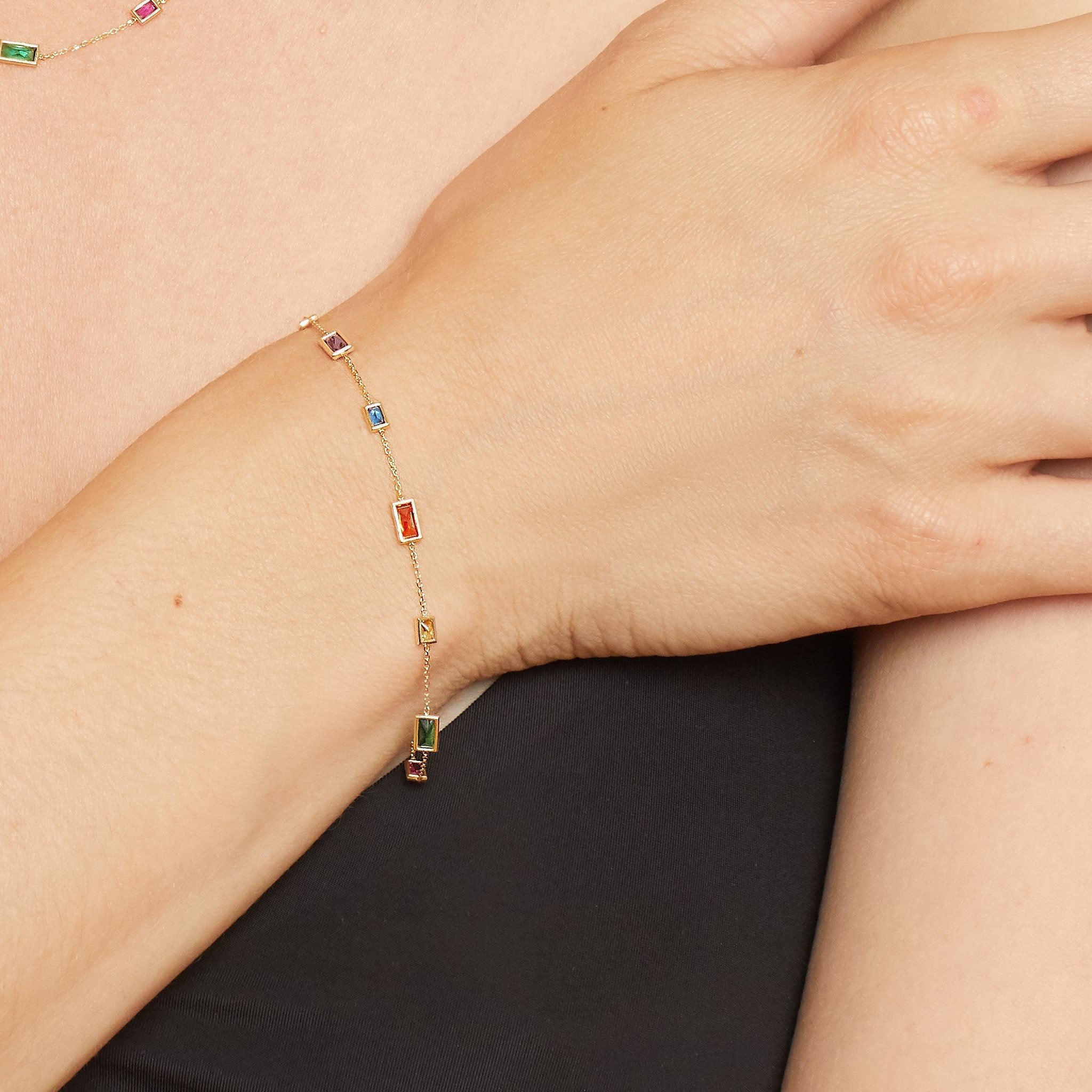 #color_Yellow Gold, Multistone