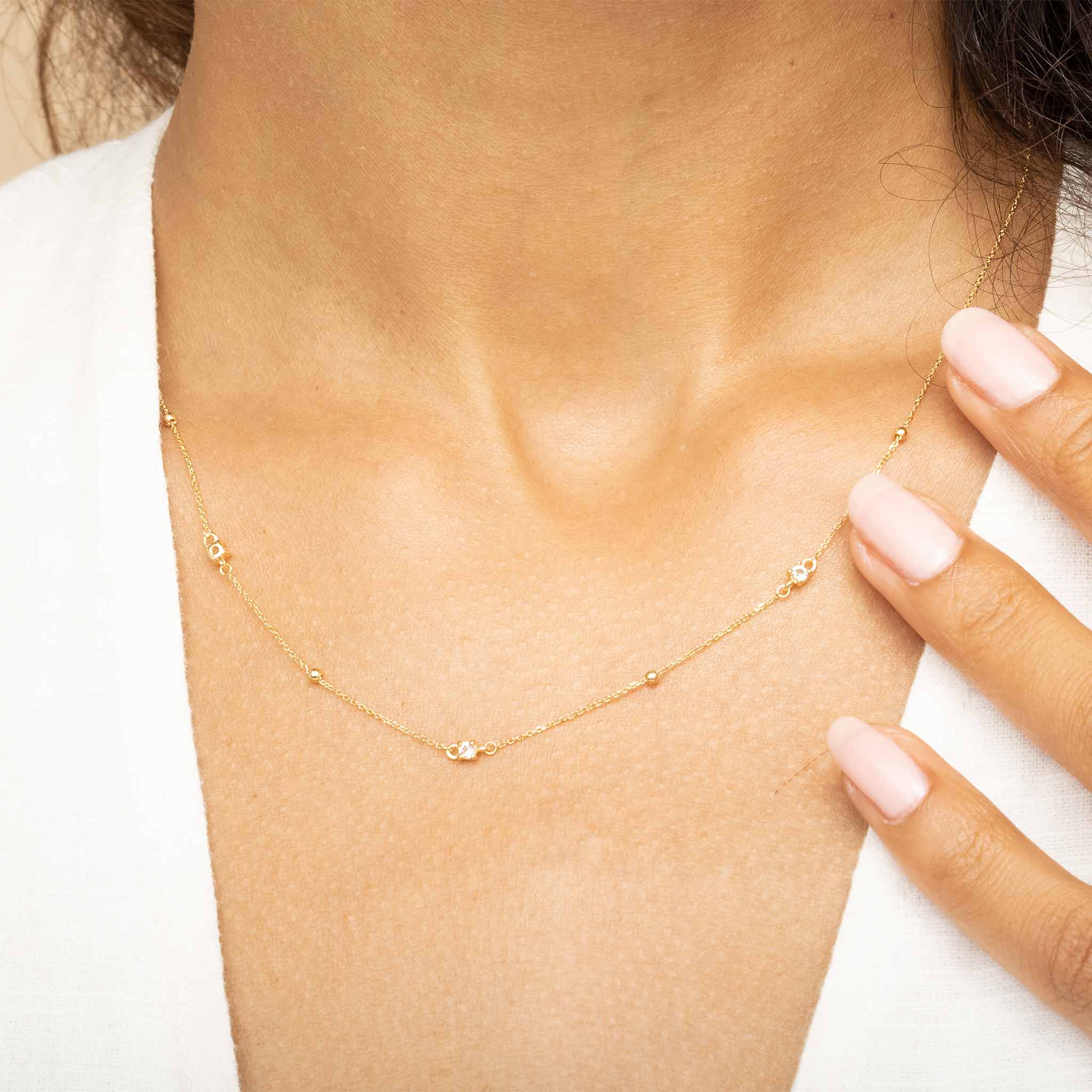 #color_Yellow Gold, White Topaz