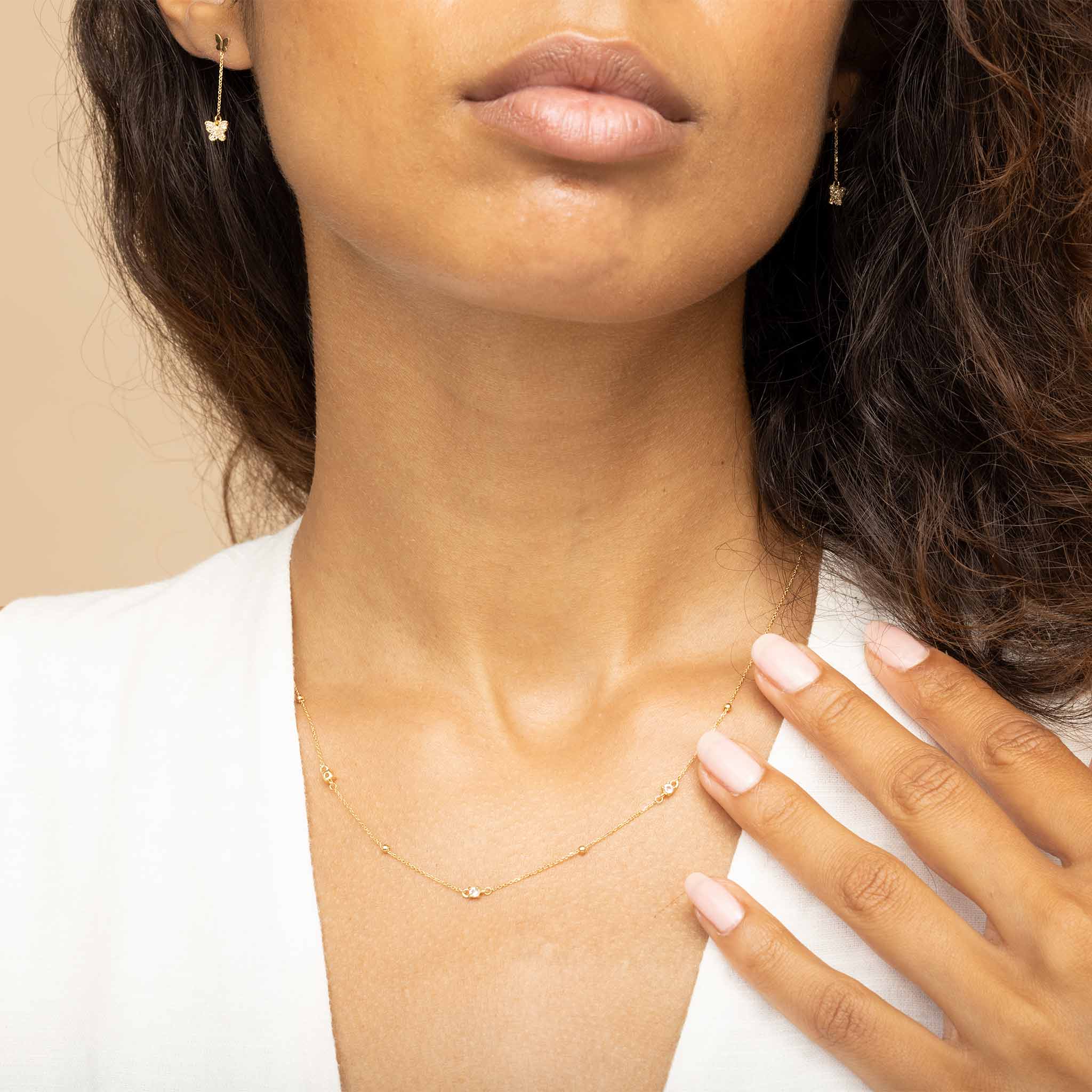#color_Yellow Gold, White Topaz
