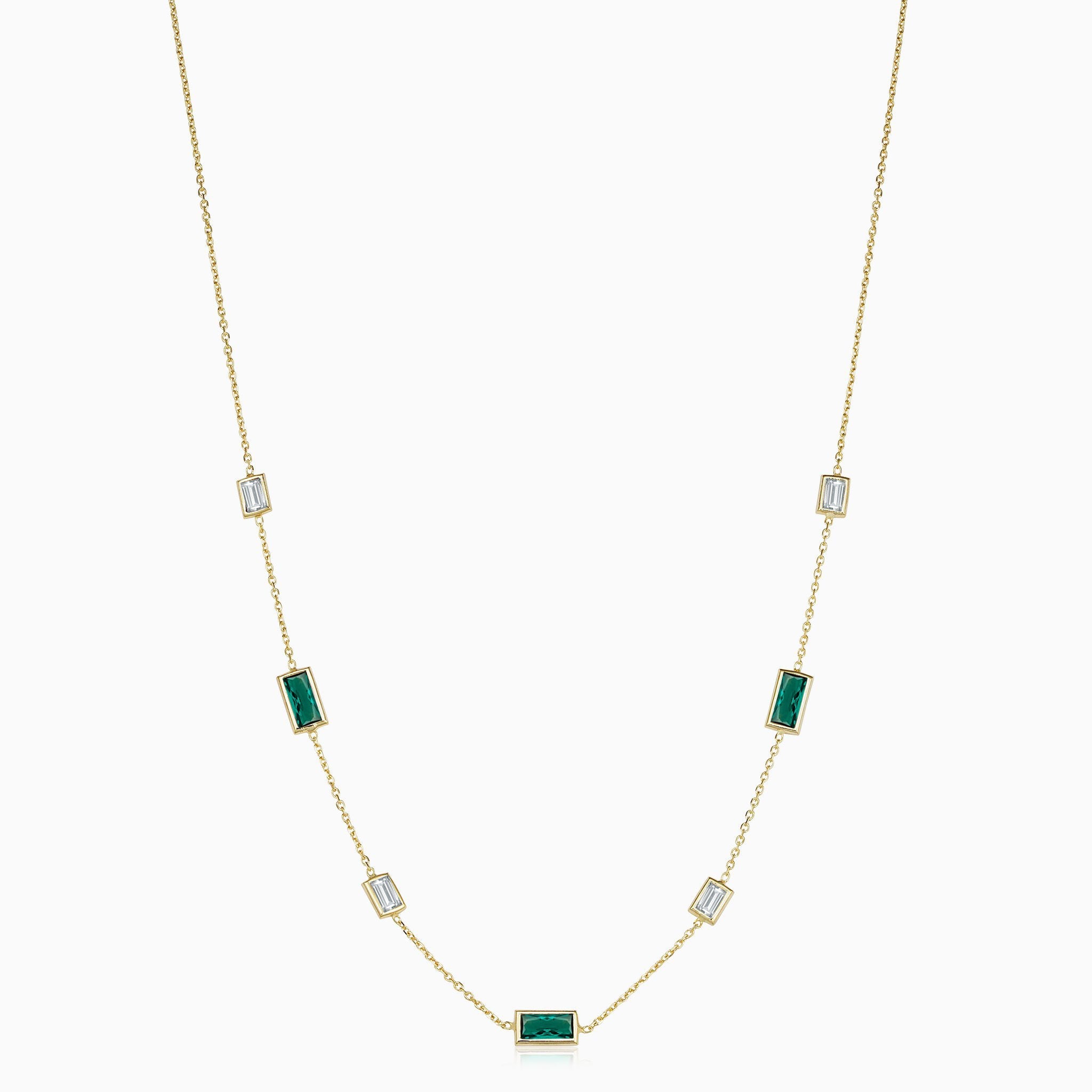 #color_Yellow Gold, White Topaz, Sea Green
