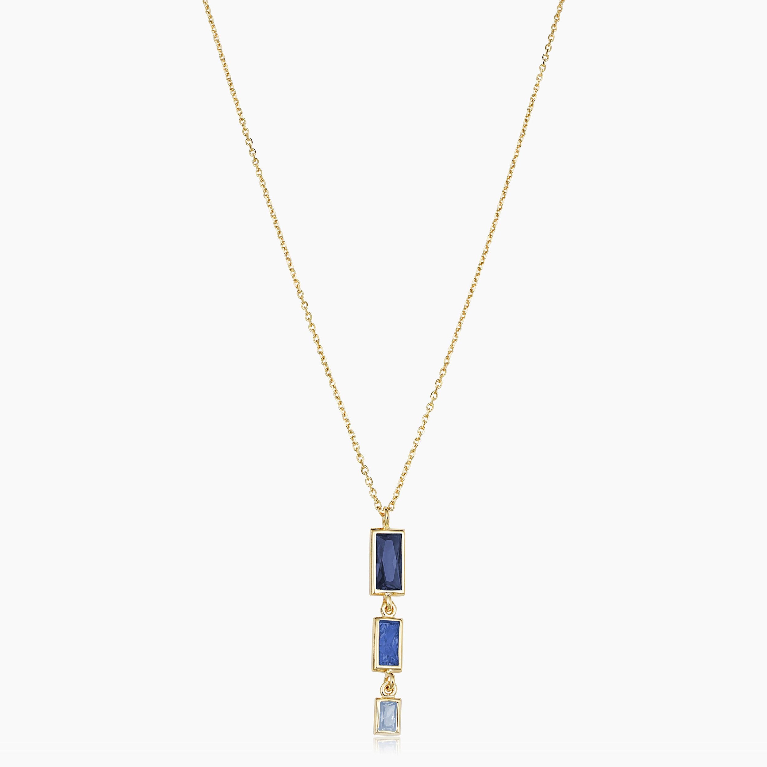 #color_Yellow Gold, Blue Multistone