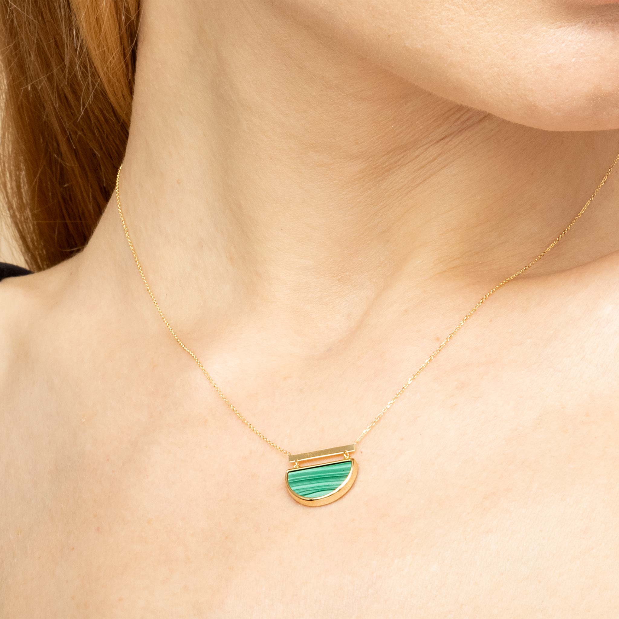 #color_Yellow Gold, Malachite