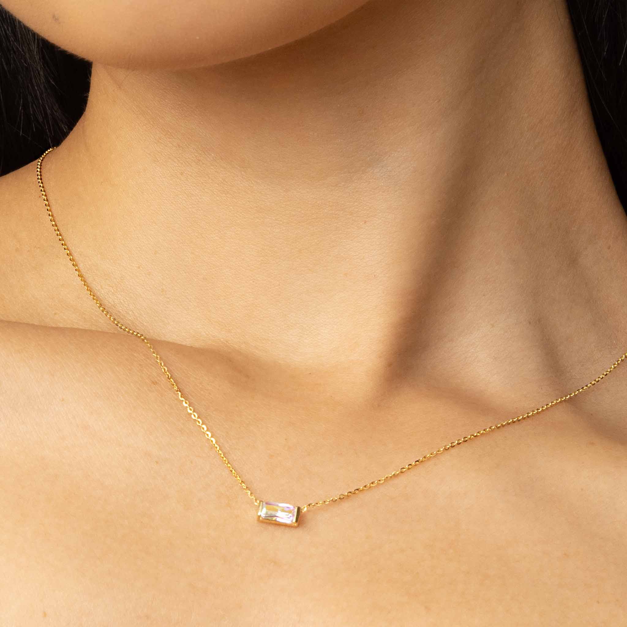 #color_Yellow Gold, Cubic Zirconia